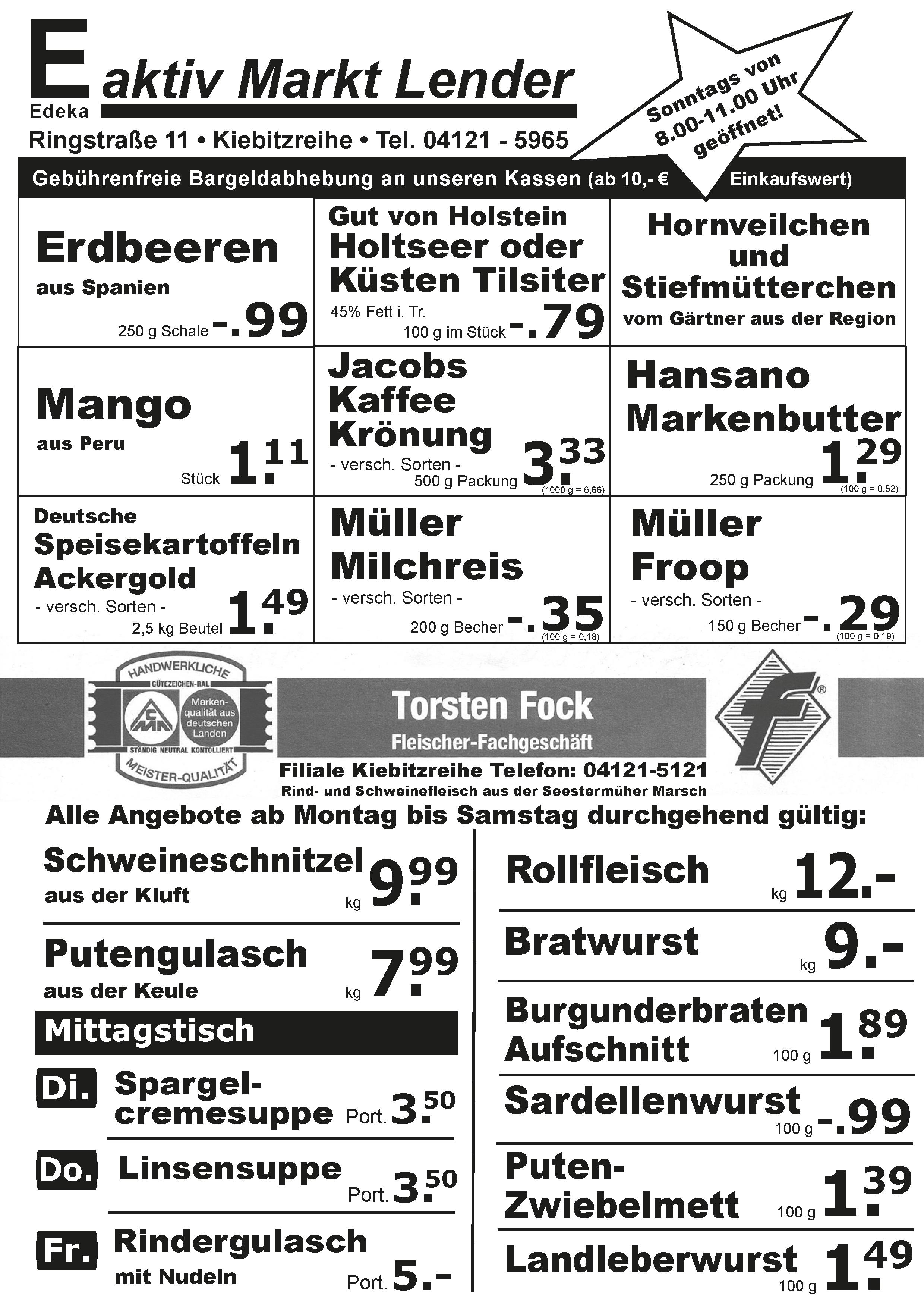 Angebote Vorderseite Angebote Vorderseite