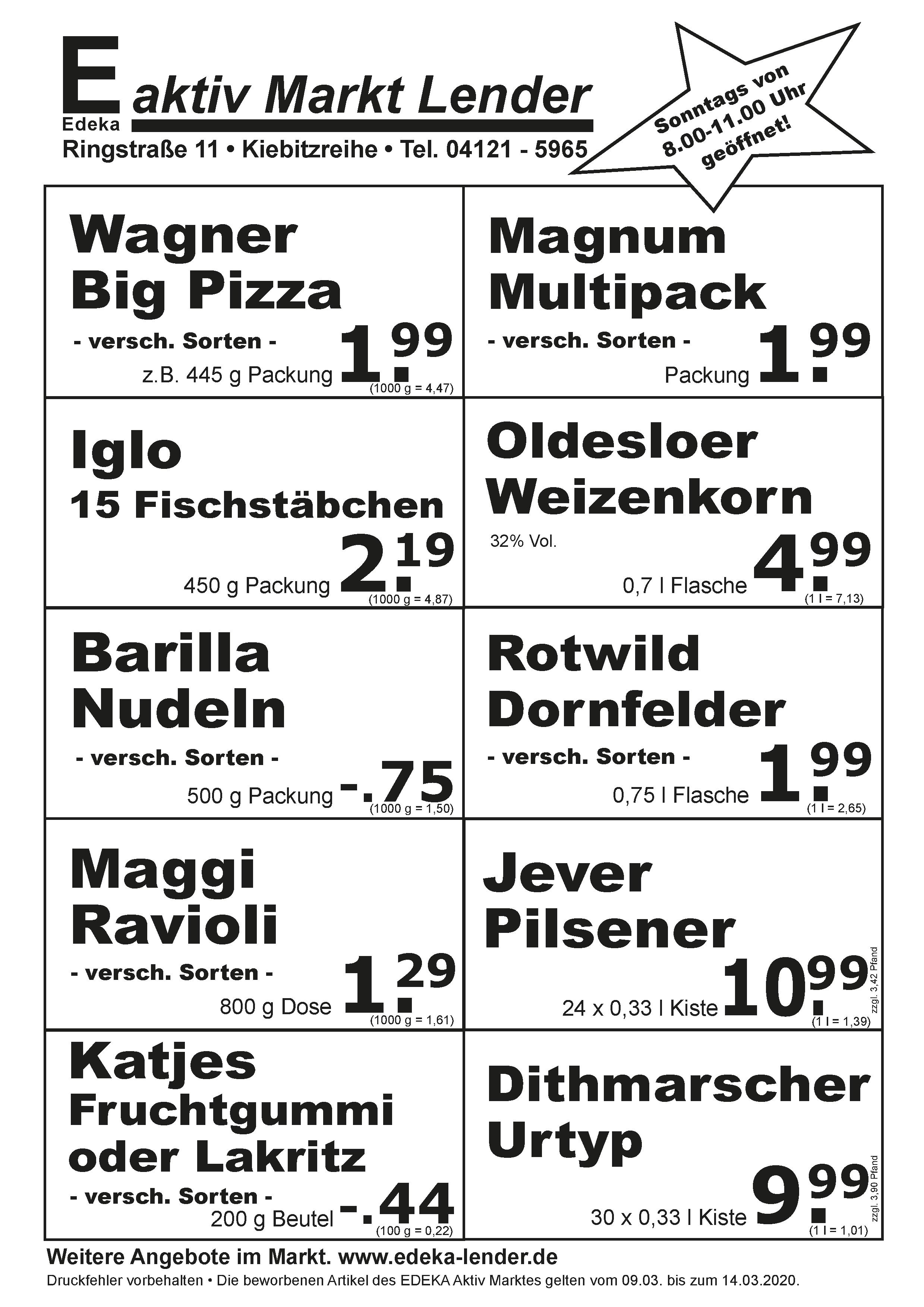 Angebote Rückseite Angebote Rückseite