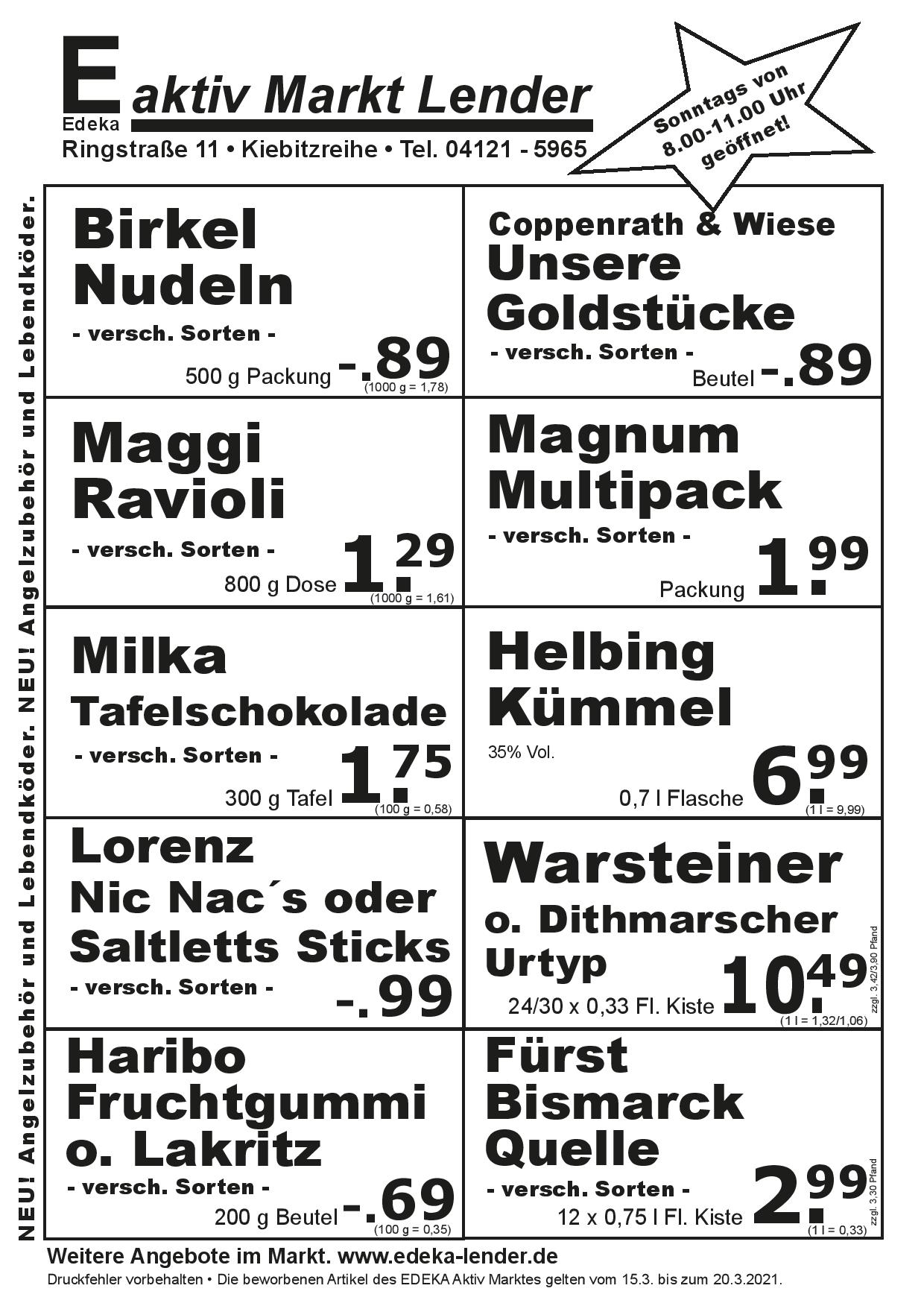 Angebote Rückseite Angebote Rückseite