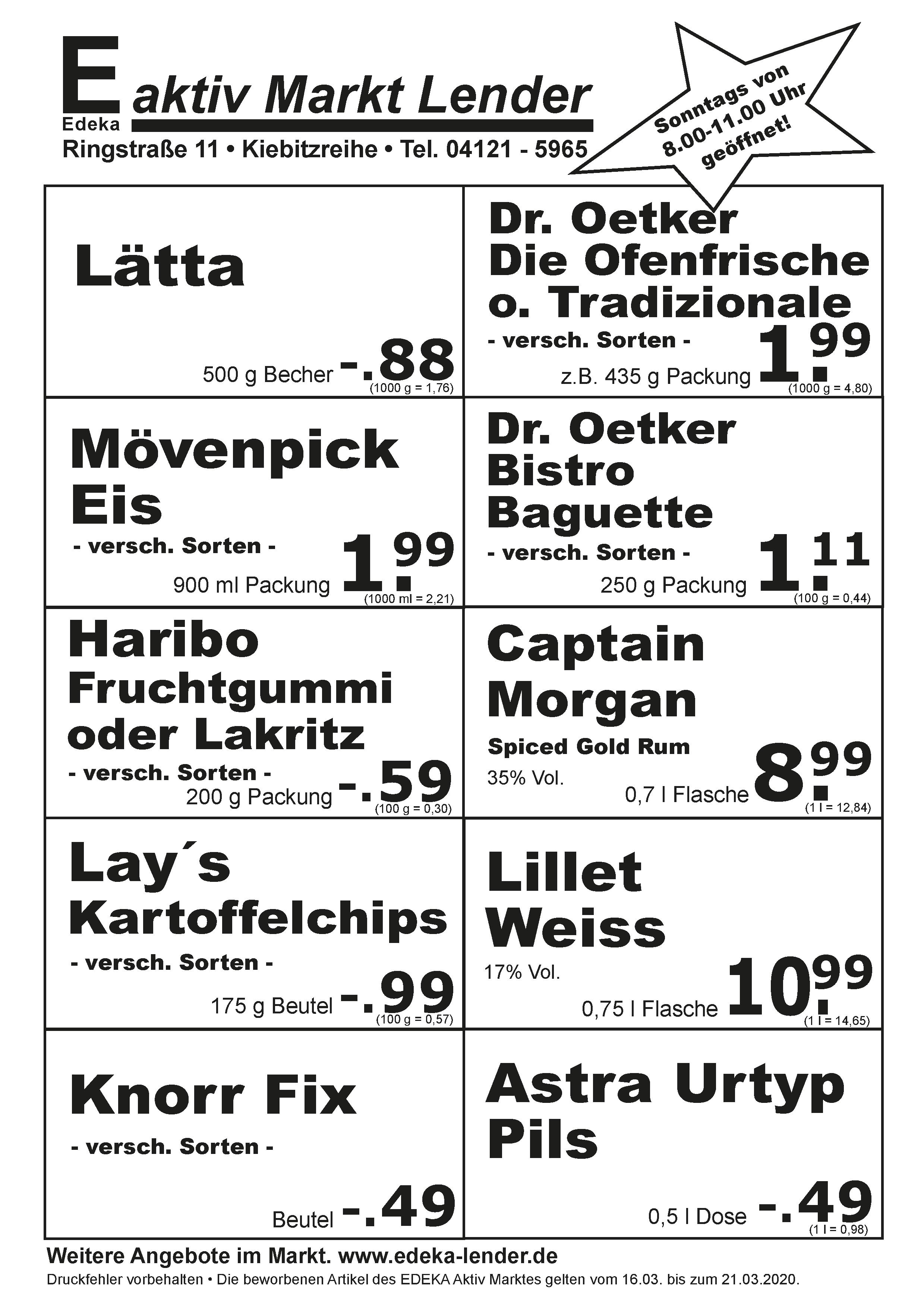 Angebote Rückseite Angebote Rückseite