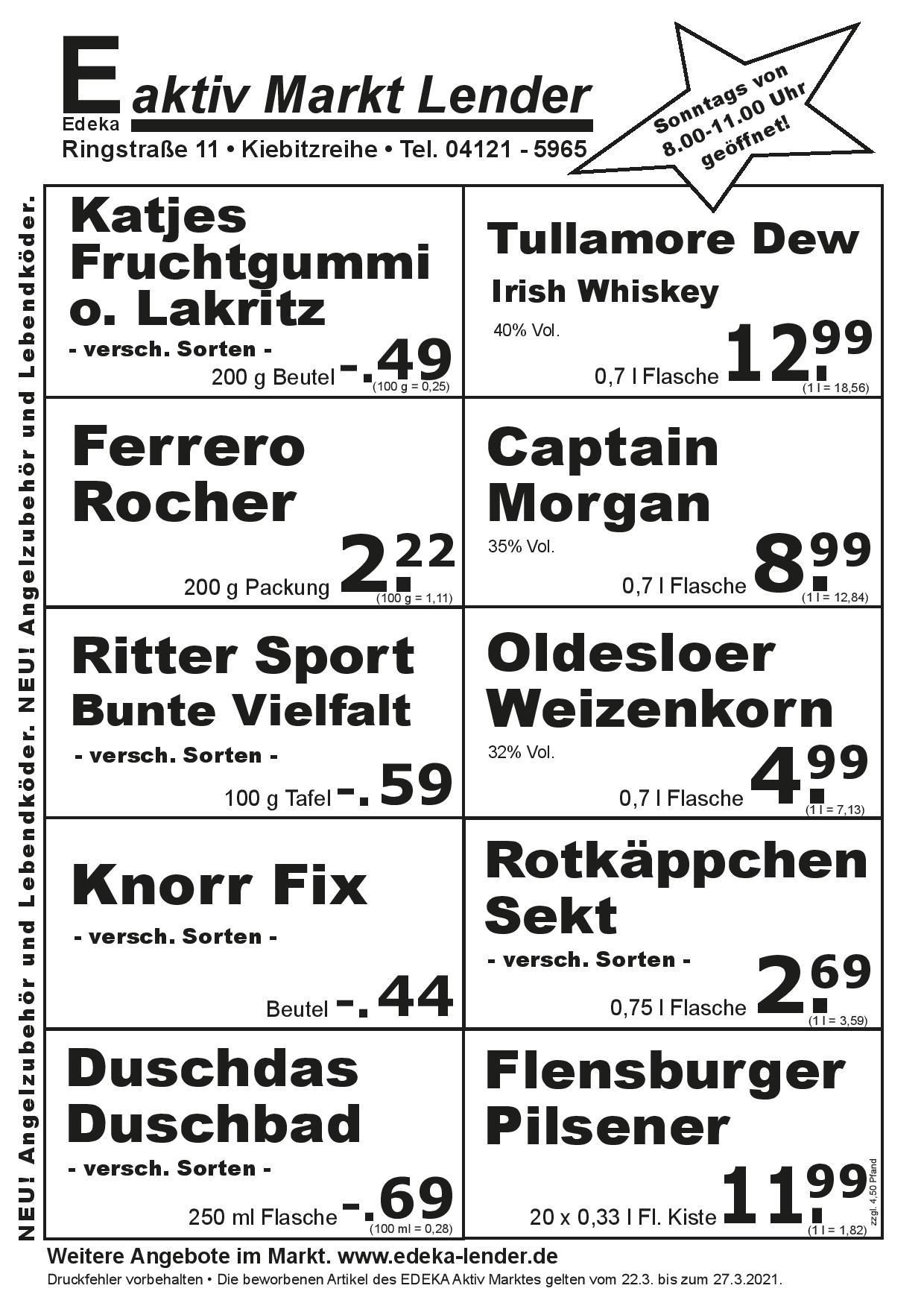 Angebote Rückseite Angebote Rückseite