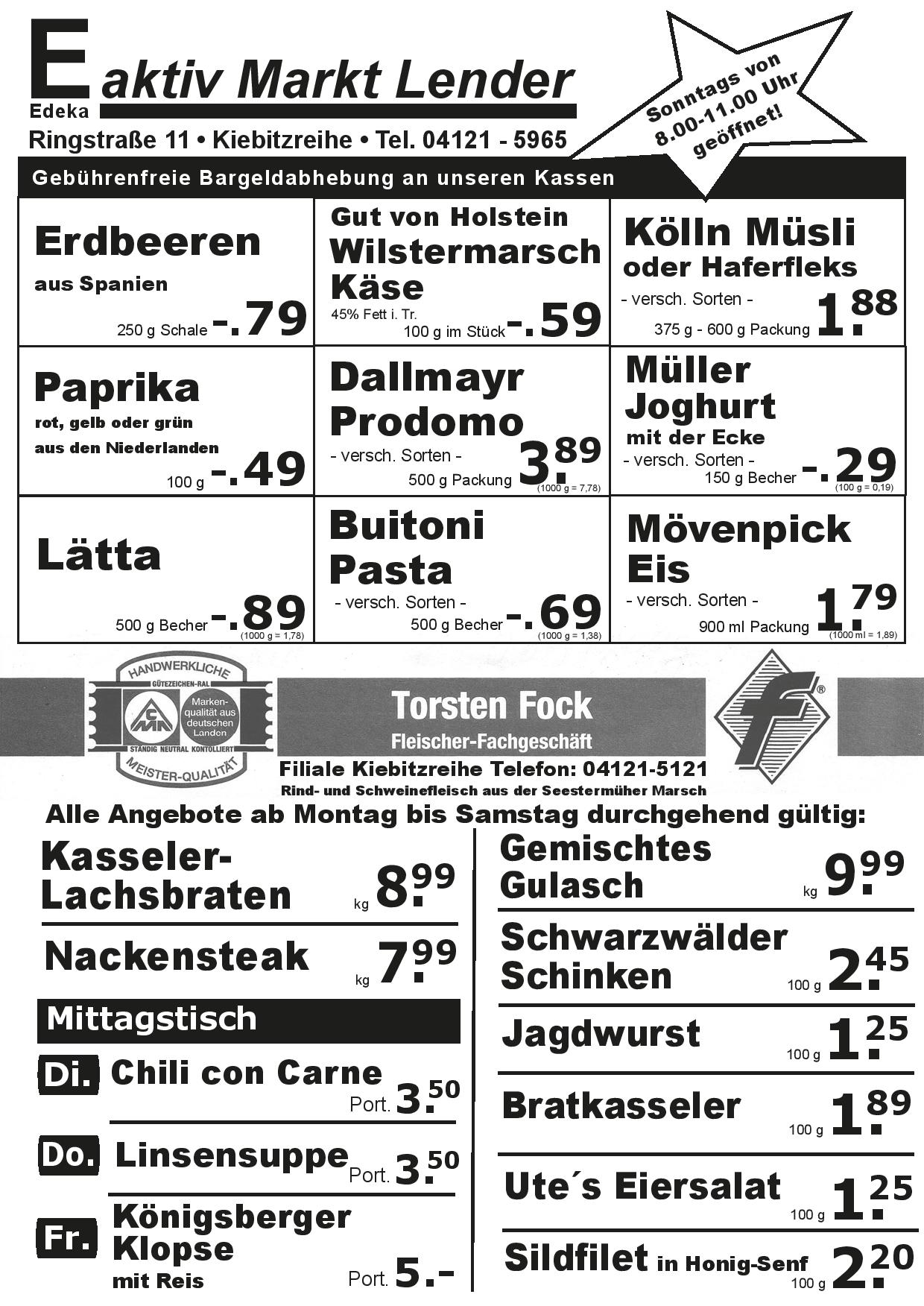 Angebote Vorderseite Angebote Vorderseite