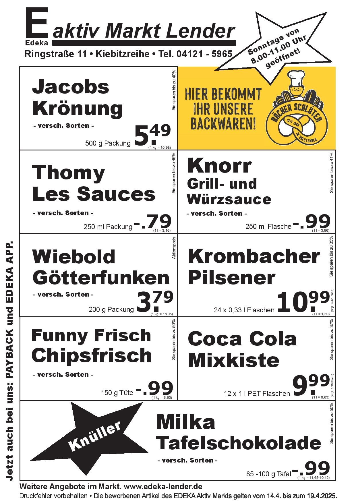 Angebote Rückseite Angebote Rückseite