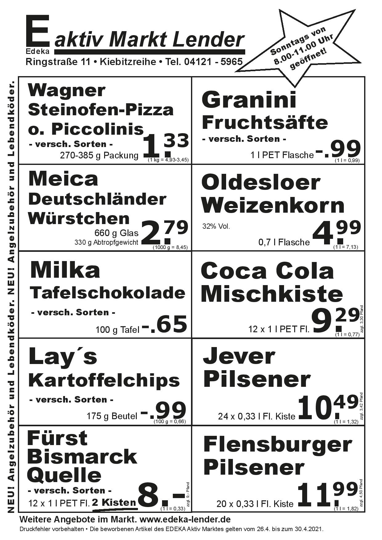 Angebote Rückseite Angebote Rückseite