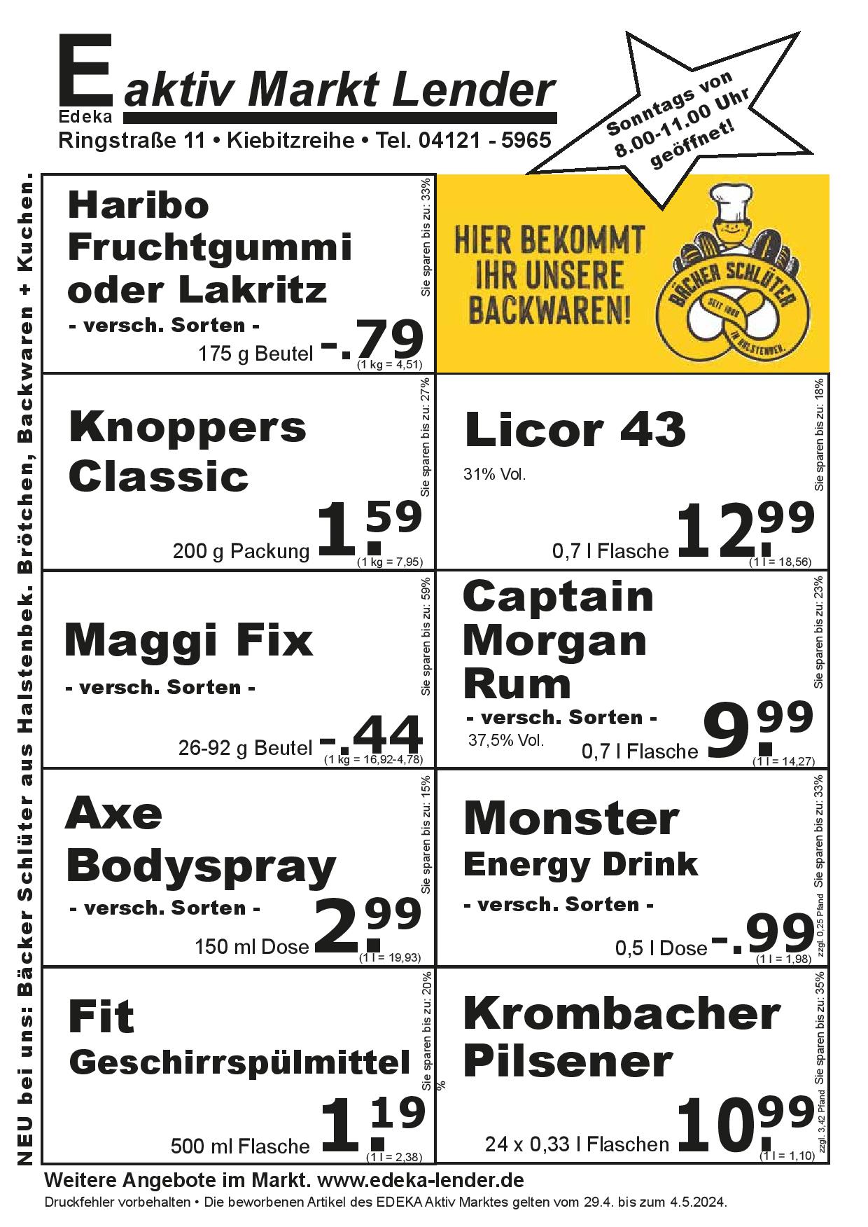 Angebote Rückseite Angebote Rückseite