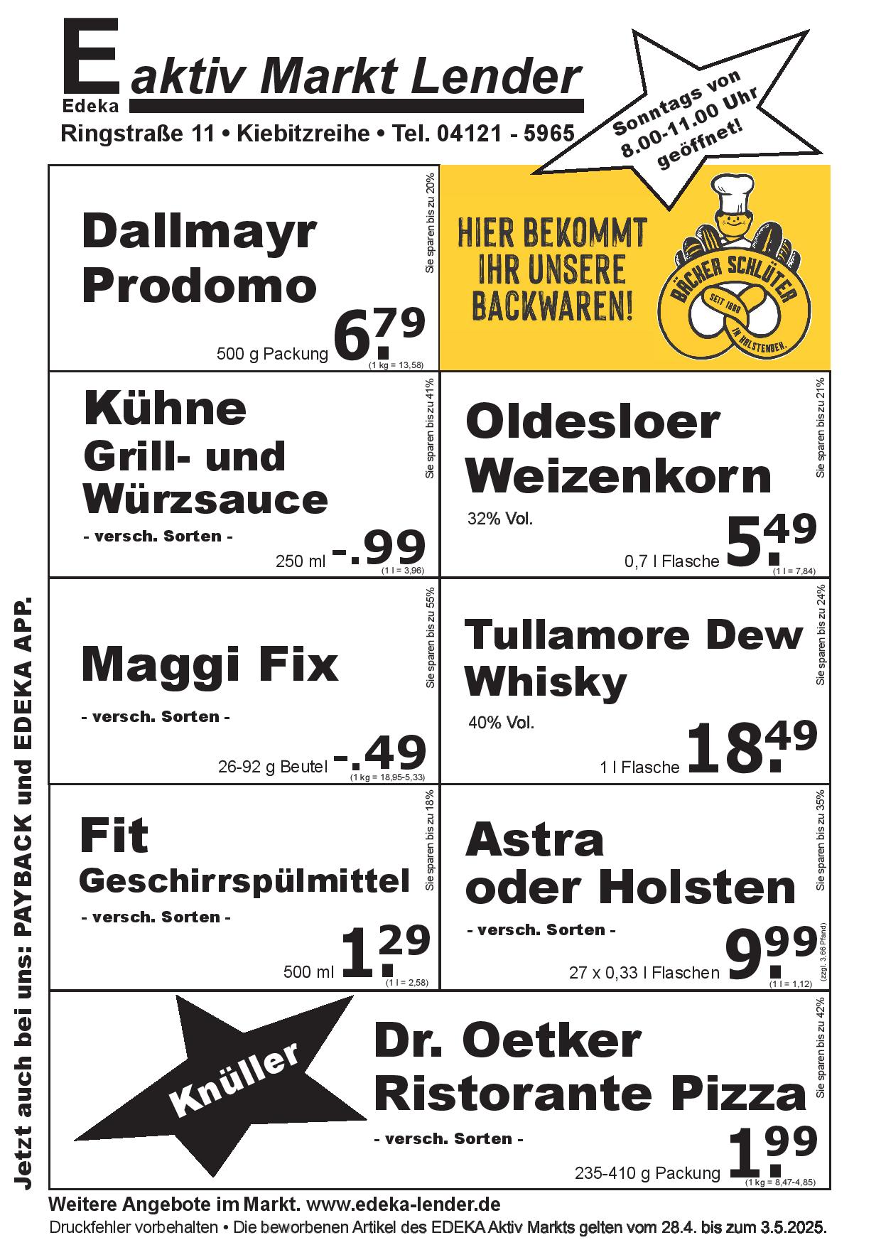 Angebote Rückseite Angebote Rückseite