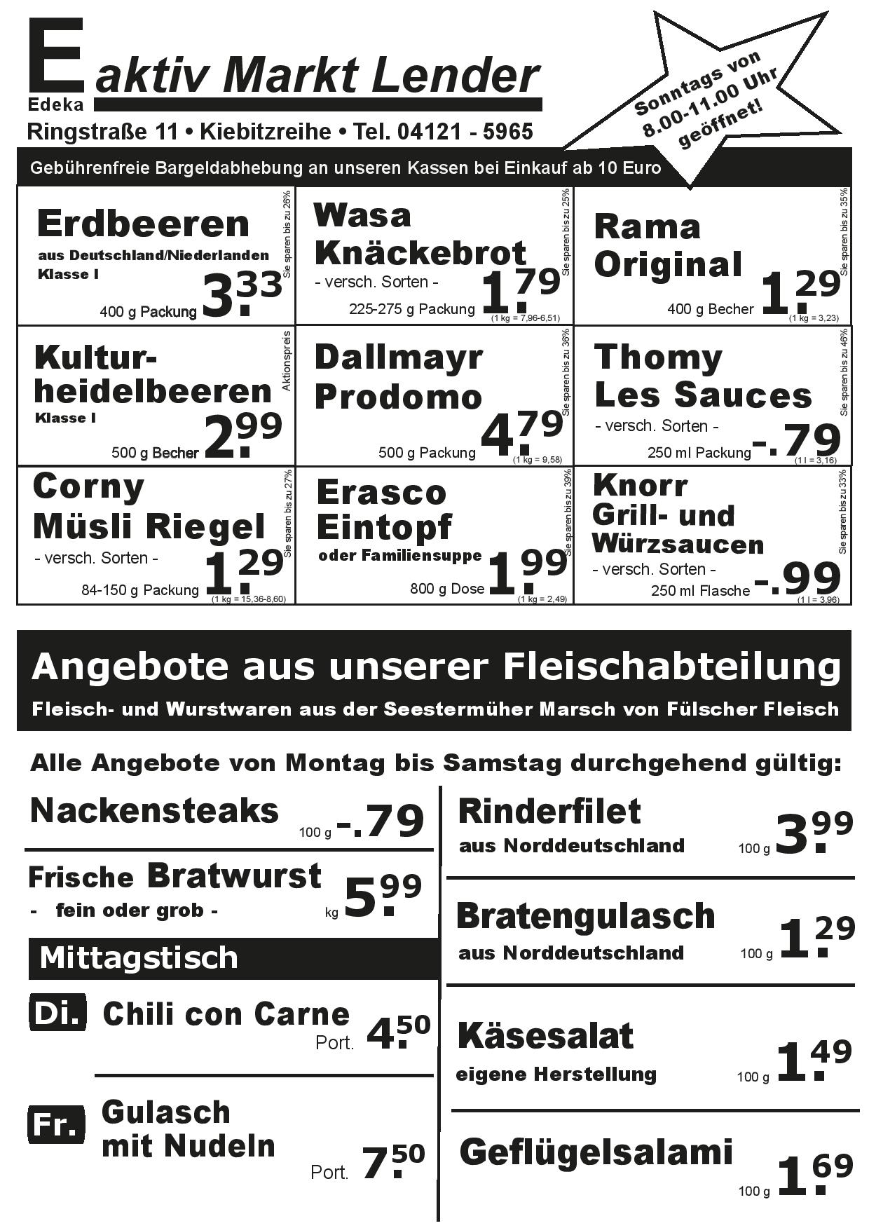 Angebote Vorderseite Angebote Vorderseite