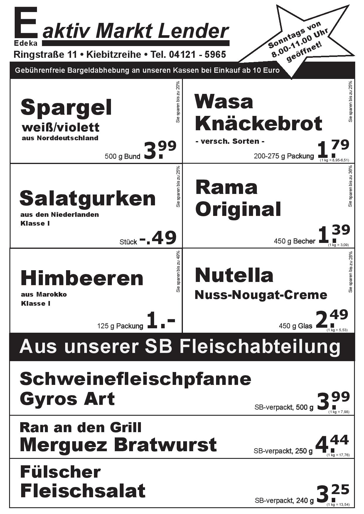 Angebote Vorderseite Angebote Vorderseite