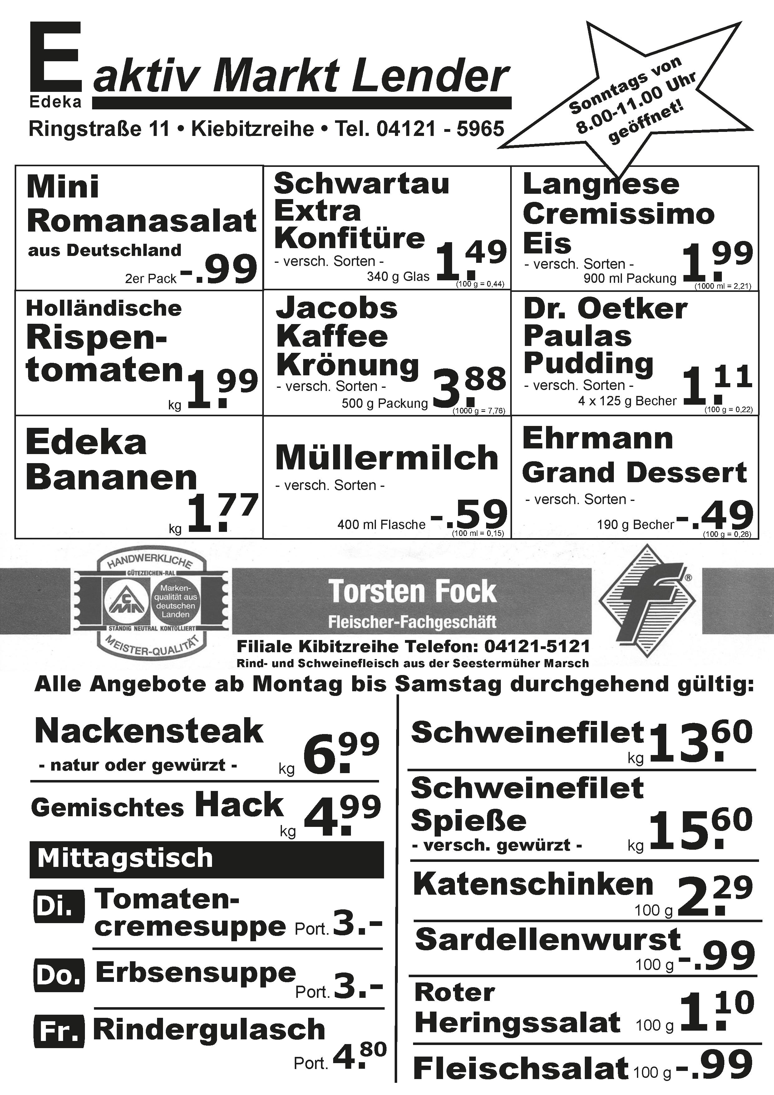 Angebote Vorderseite Angebote Vorderseite