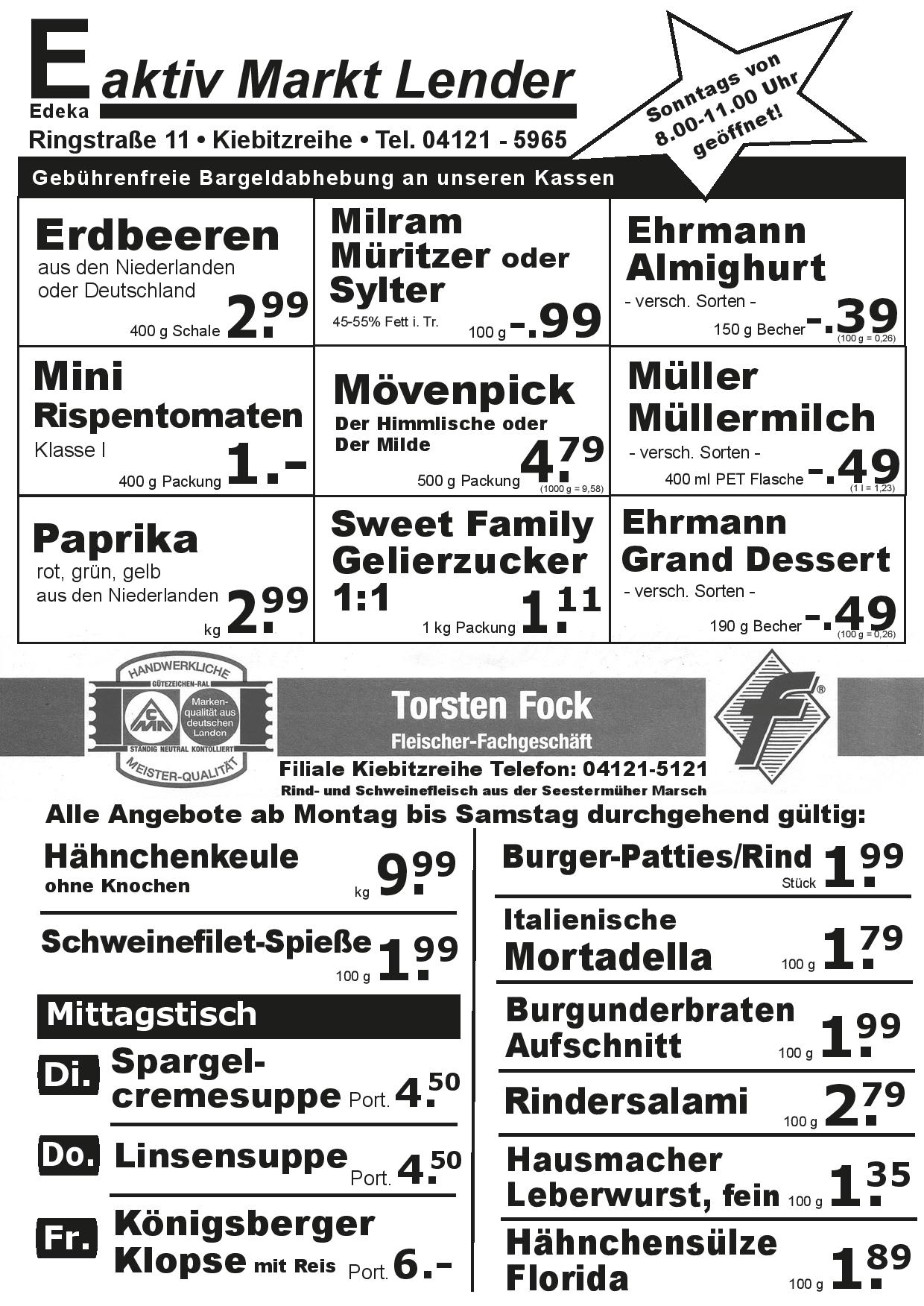 Angebote Vorderseite Angebote Vorderseite