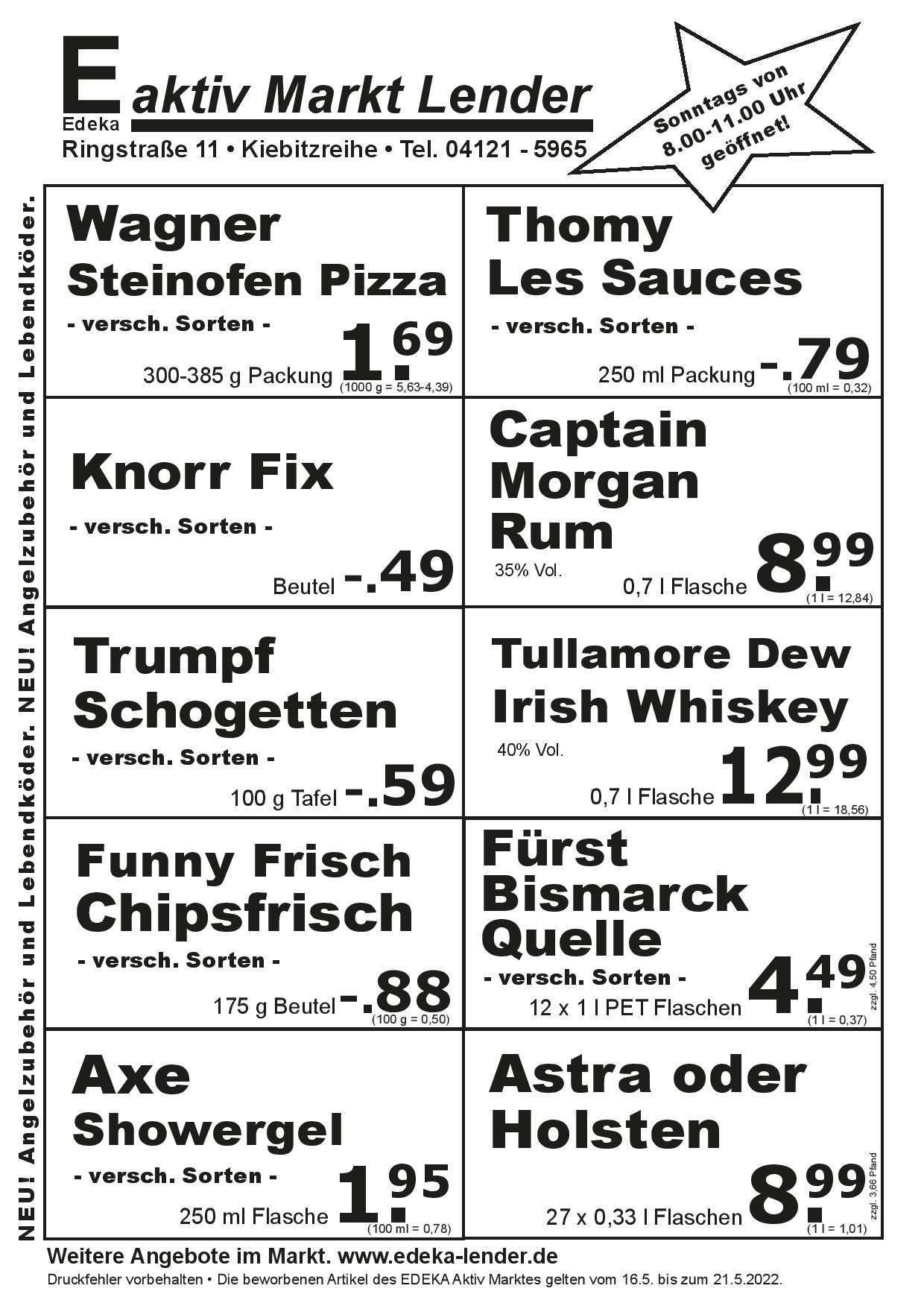 Angebote Rückseite Angebote Rückseite
