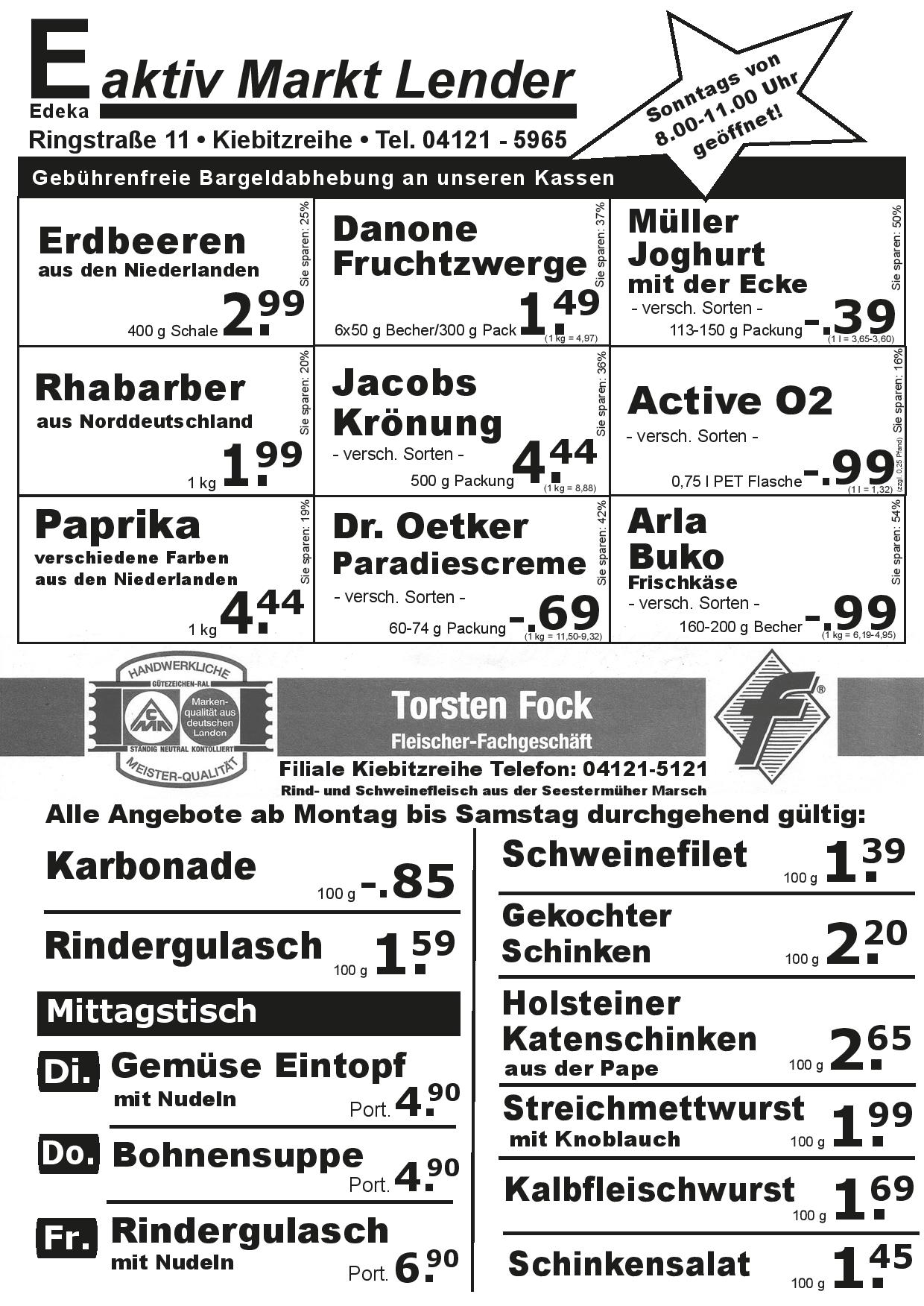 Angebote Vorderseite Angebote Vorderseite