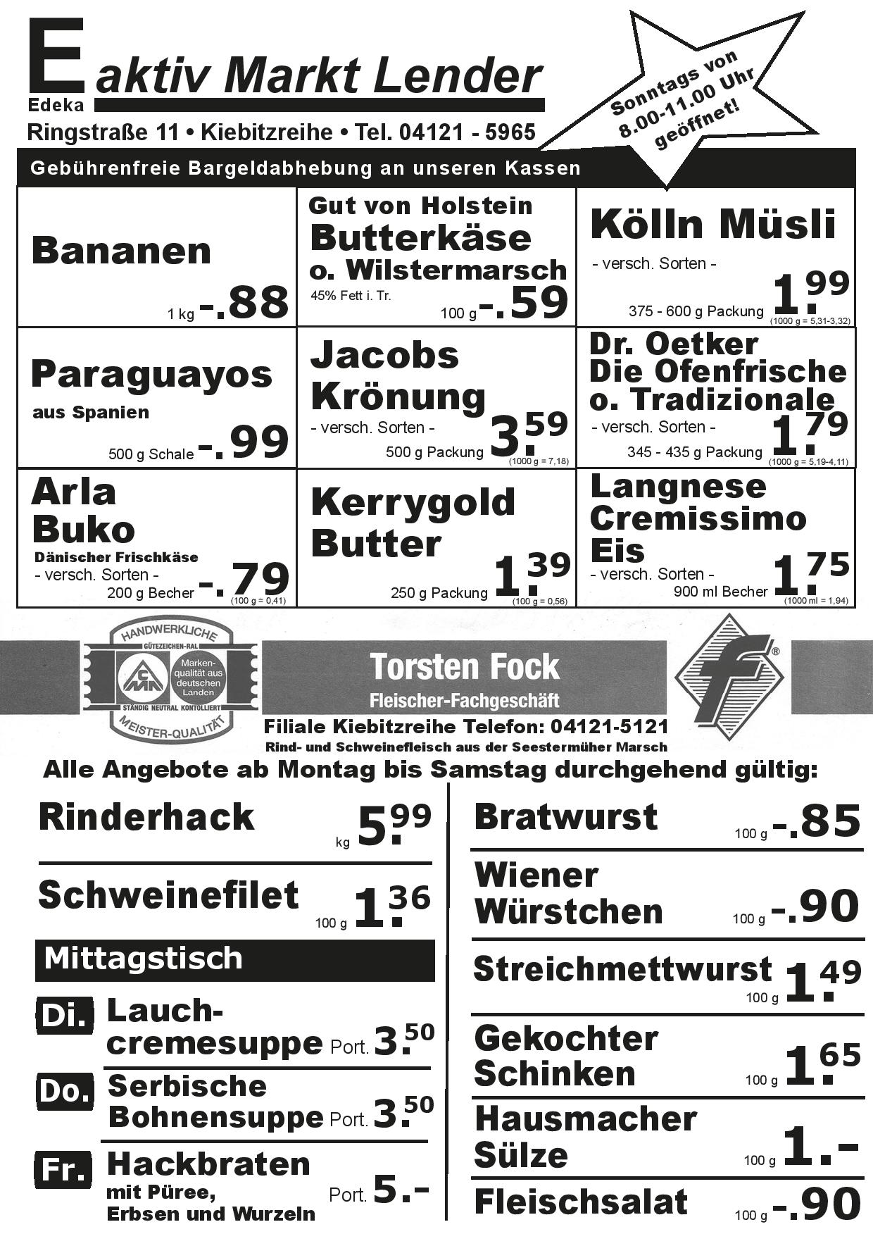 Angebote Vorderseite Angebote Vorderseite