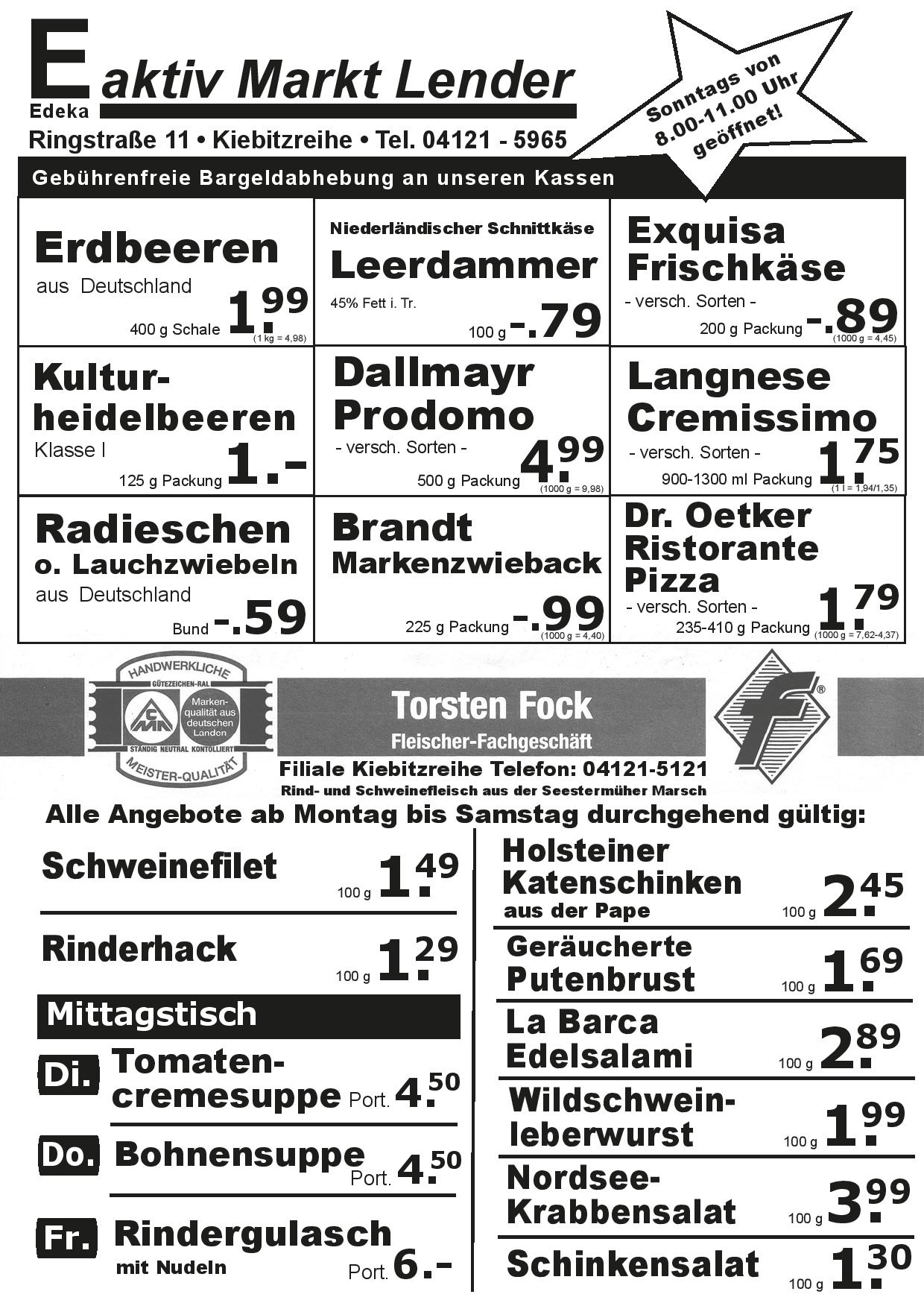 Angebote Vorderseite Angebote Vorderseite