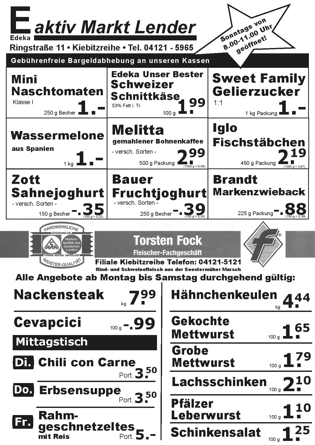 Angebote Vorderseite Angebote Vorderseite