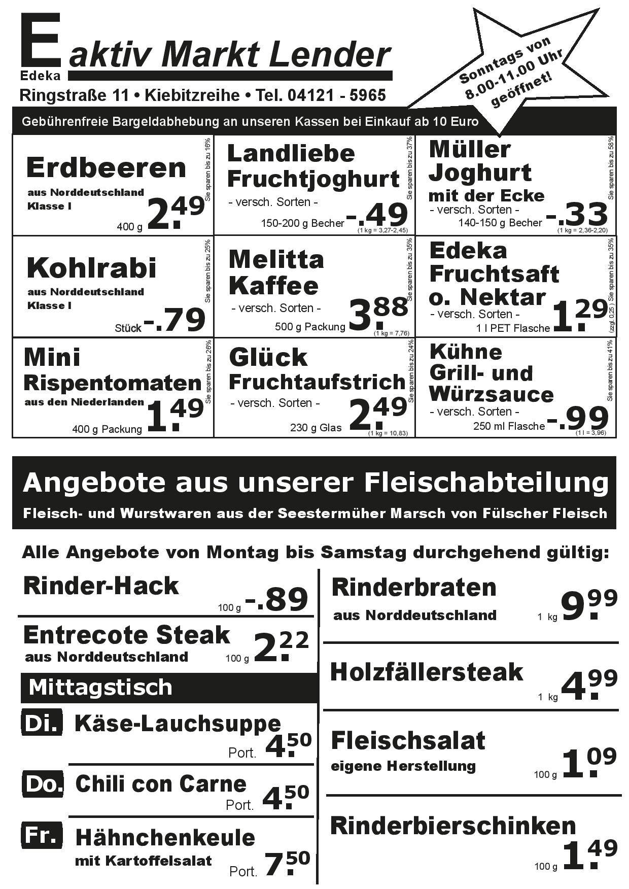 Angebote Vorderseite Angebote Vorderseite