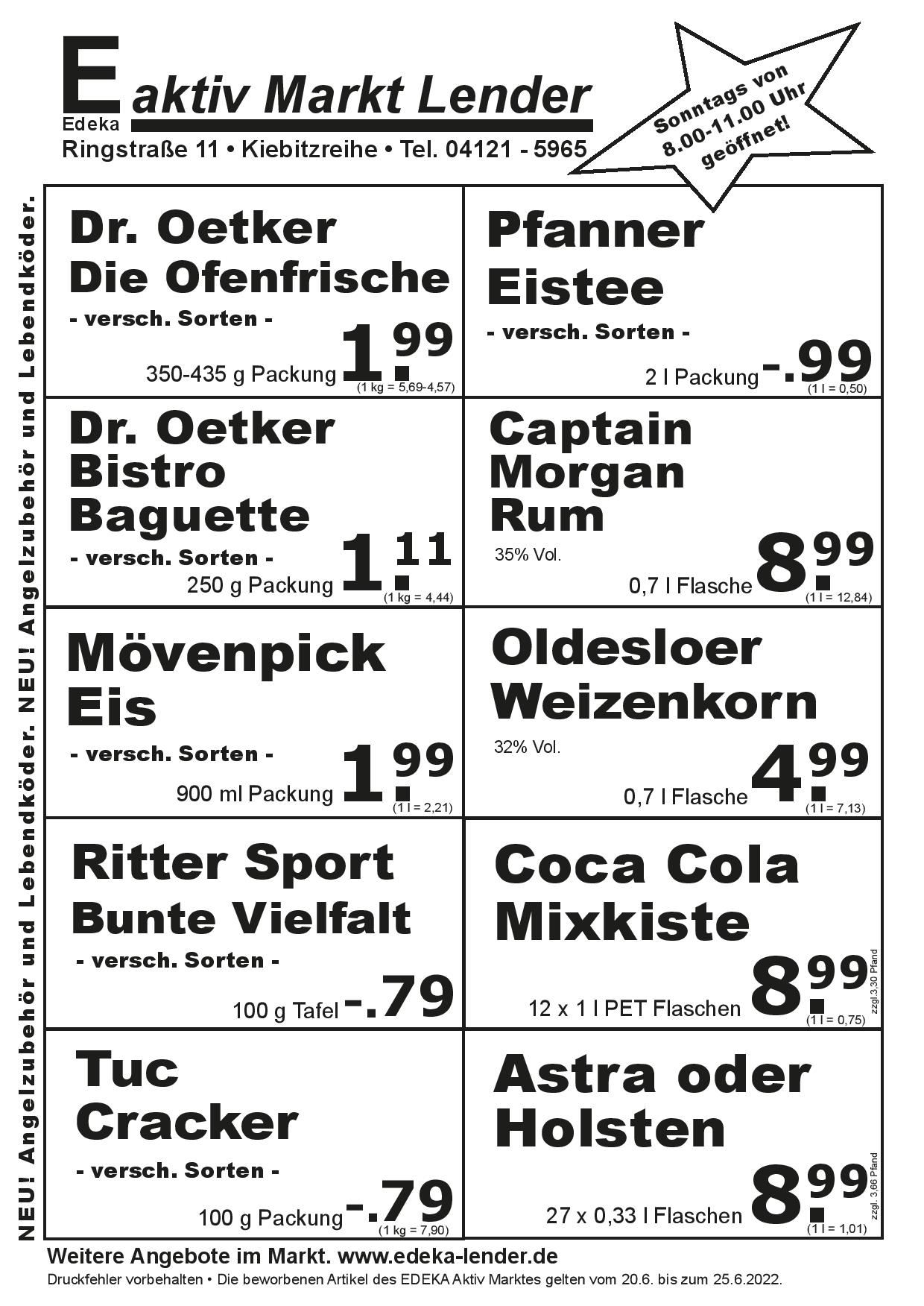 Angebote Rückseite Angebote Rückseite