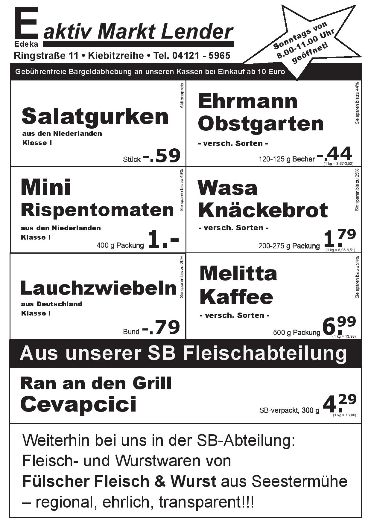 Angebote Vorderseite Angebote Vorderseite