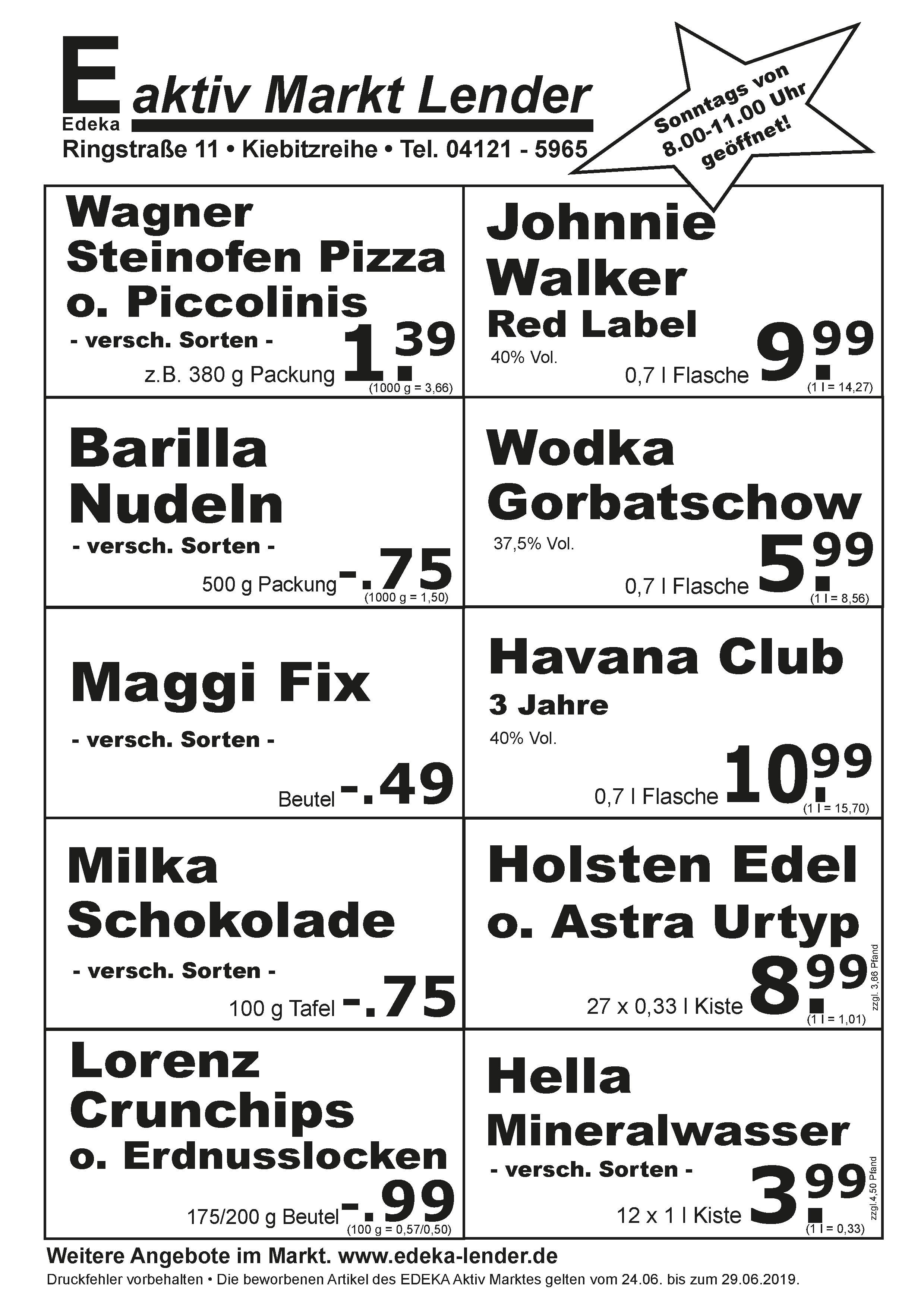 Angebote Rückseite Angebote Rückseite