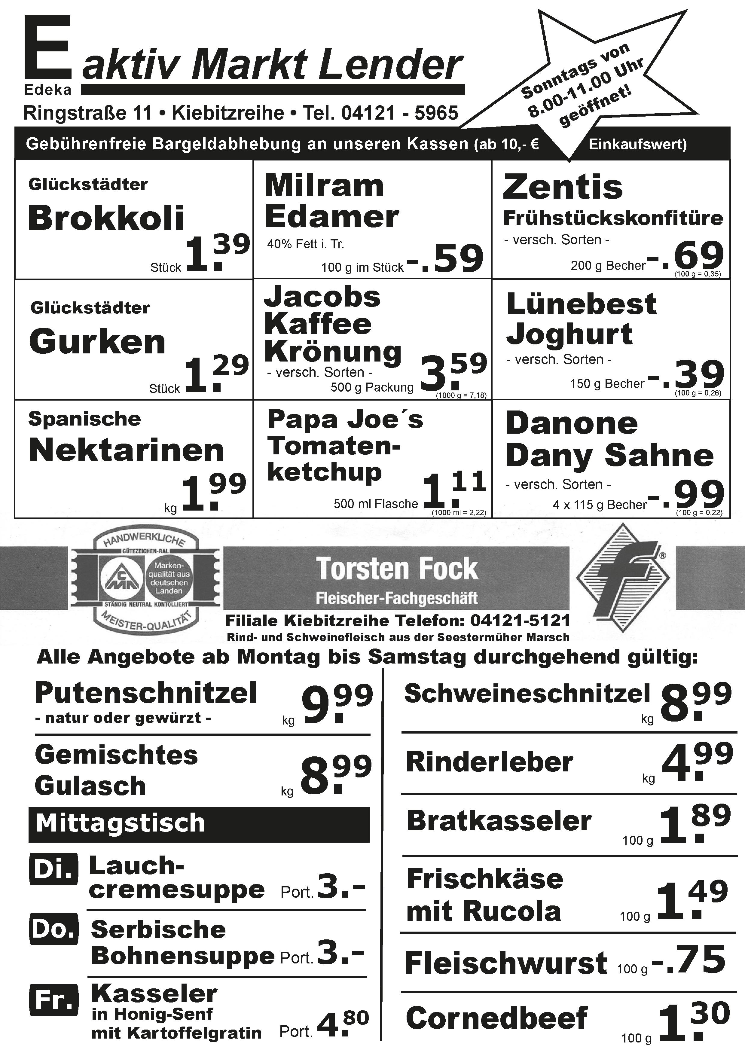 Angebote Vorderseite Angebote Vorderseite