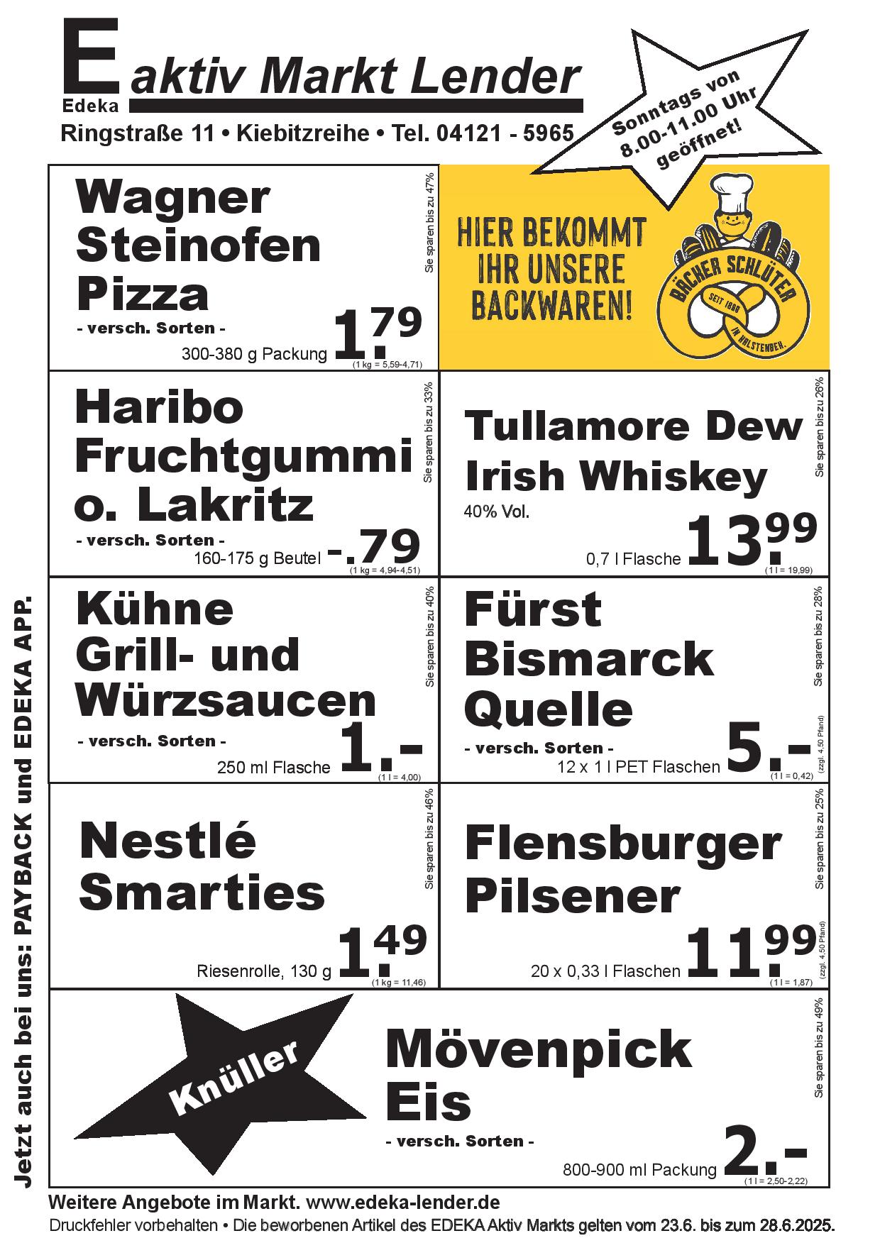 Angebote Rückseite Angebote Rückseite