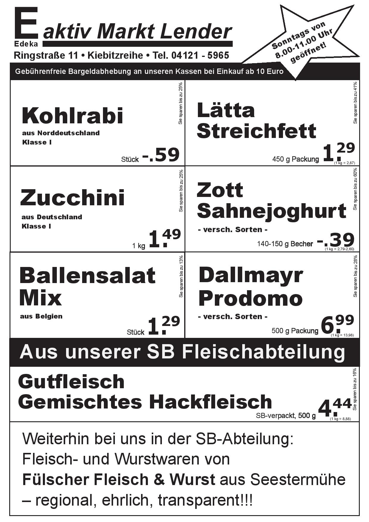 Angebote Vorderseite Angebote Vorderseite