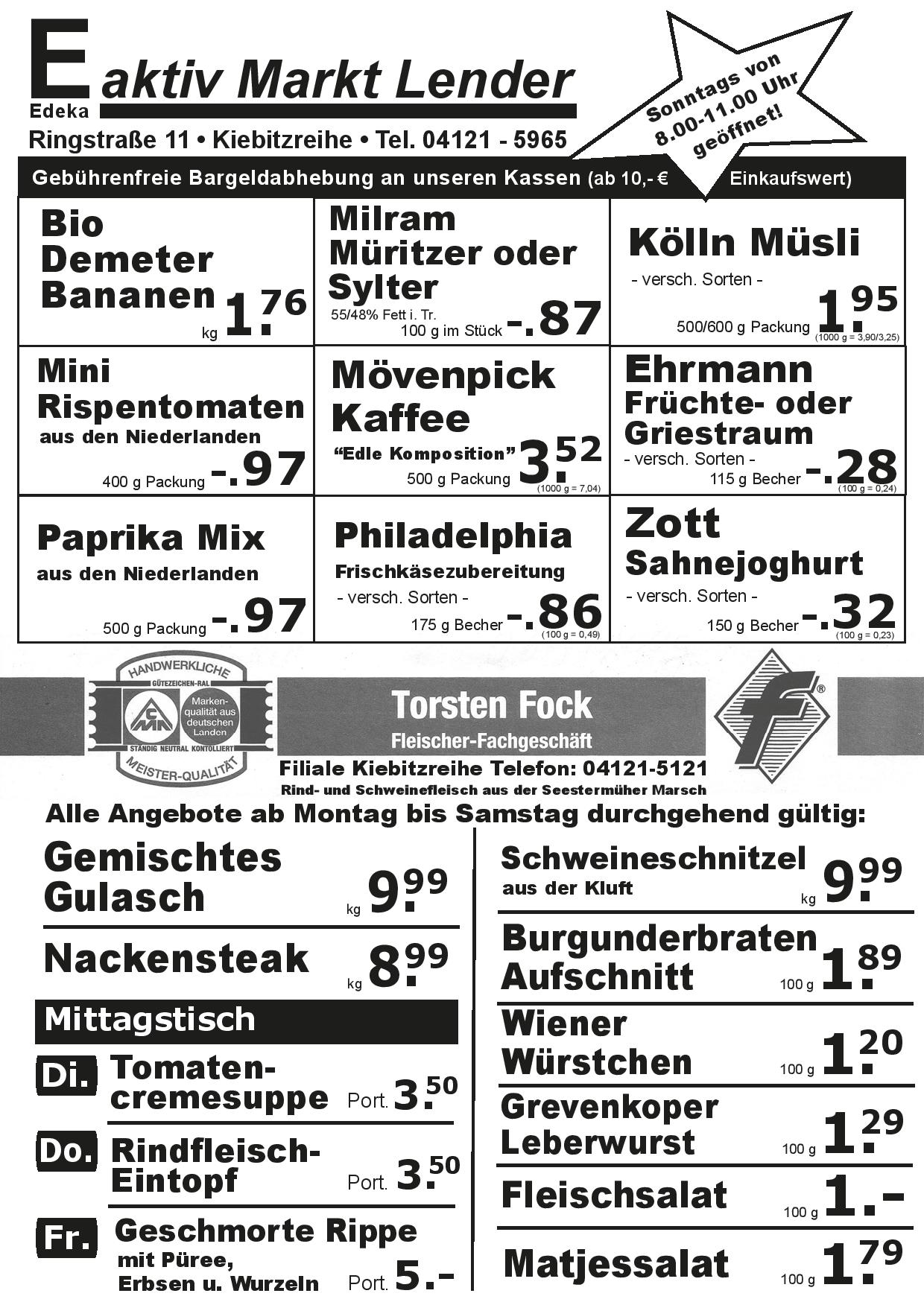 Angebote Vorderseite Angebote Vorderseite