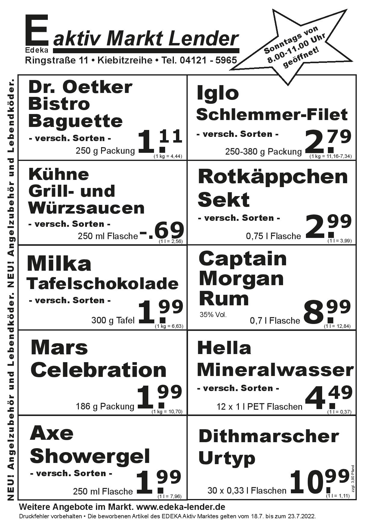 Angebote Rückseite Angebote Rückseite