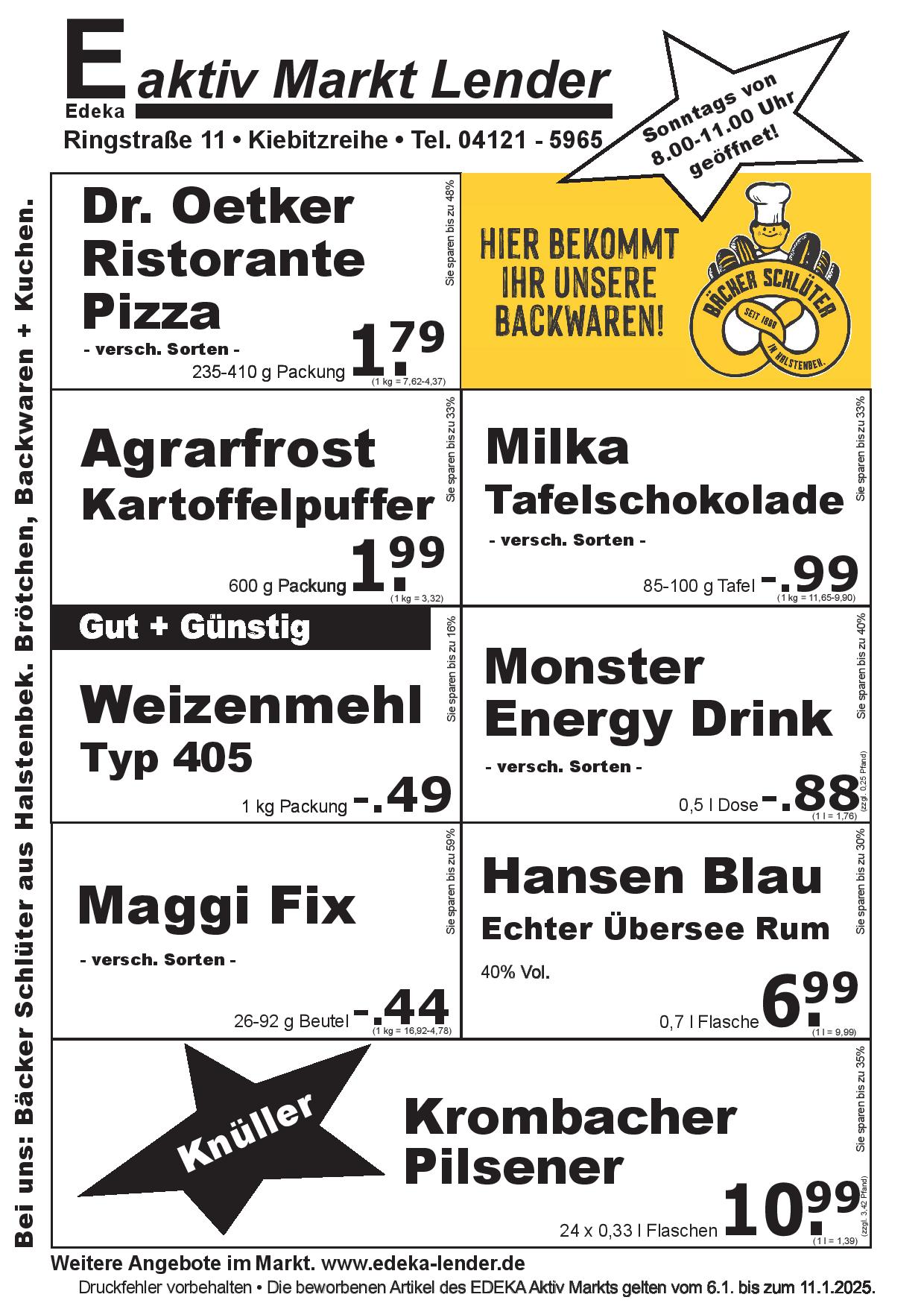 Angebote Rückseite Angebote Rückseite