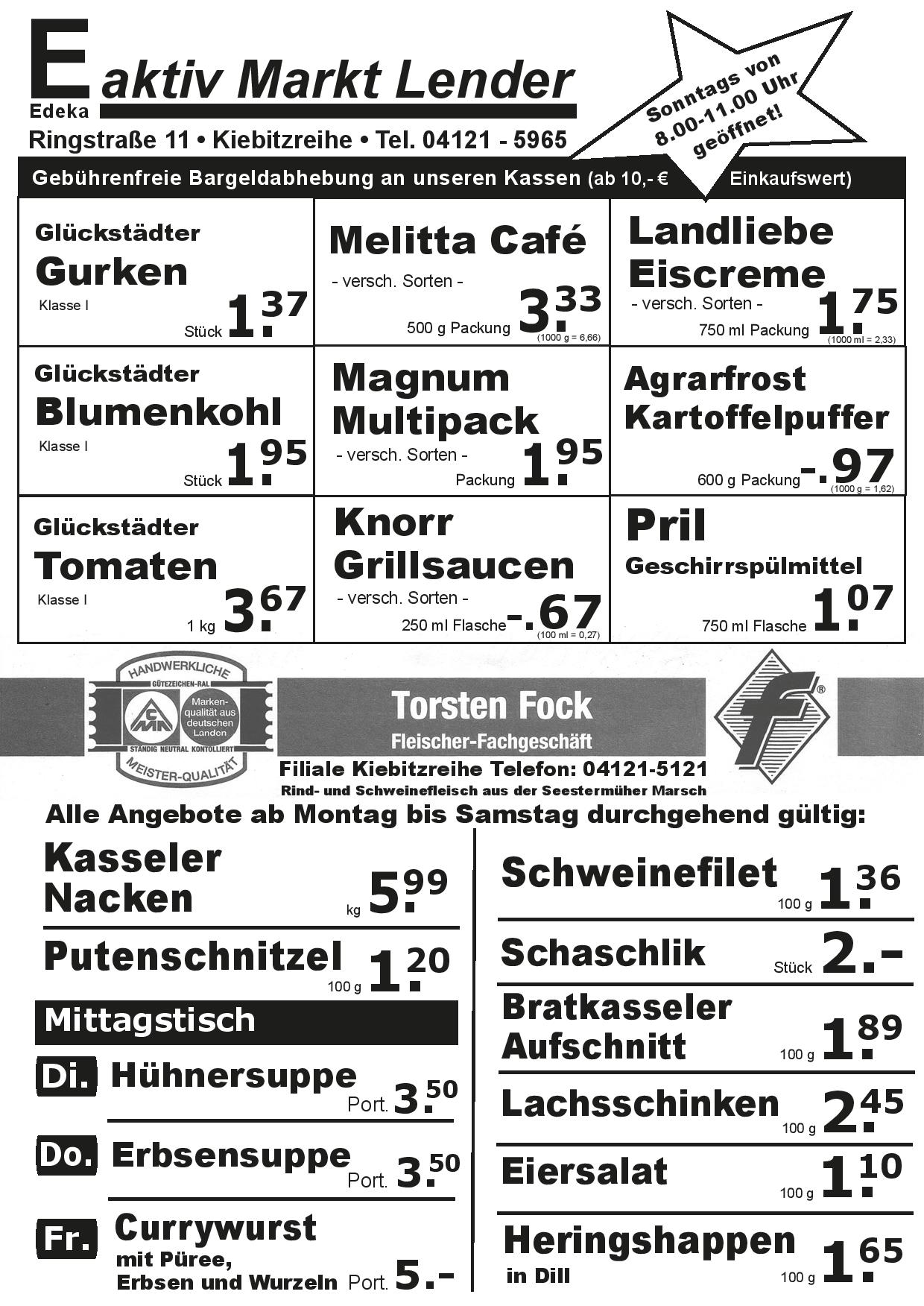Angebote Vorderseite Angebote Vorderseite