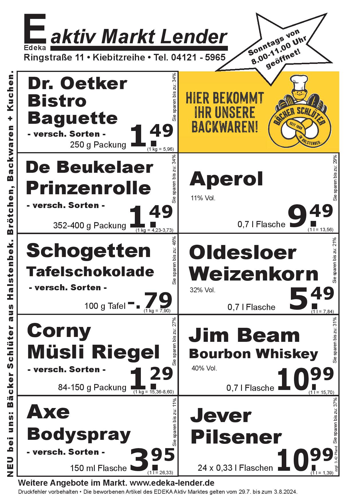 Angebote Rückseite Angebote Rückseite