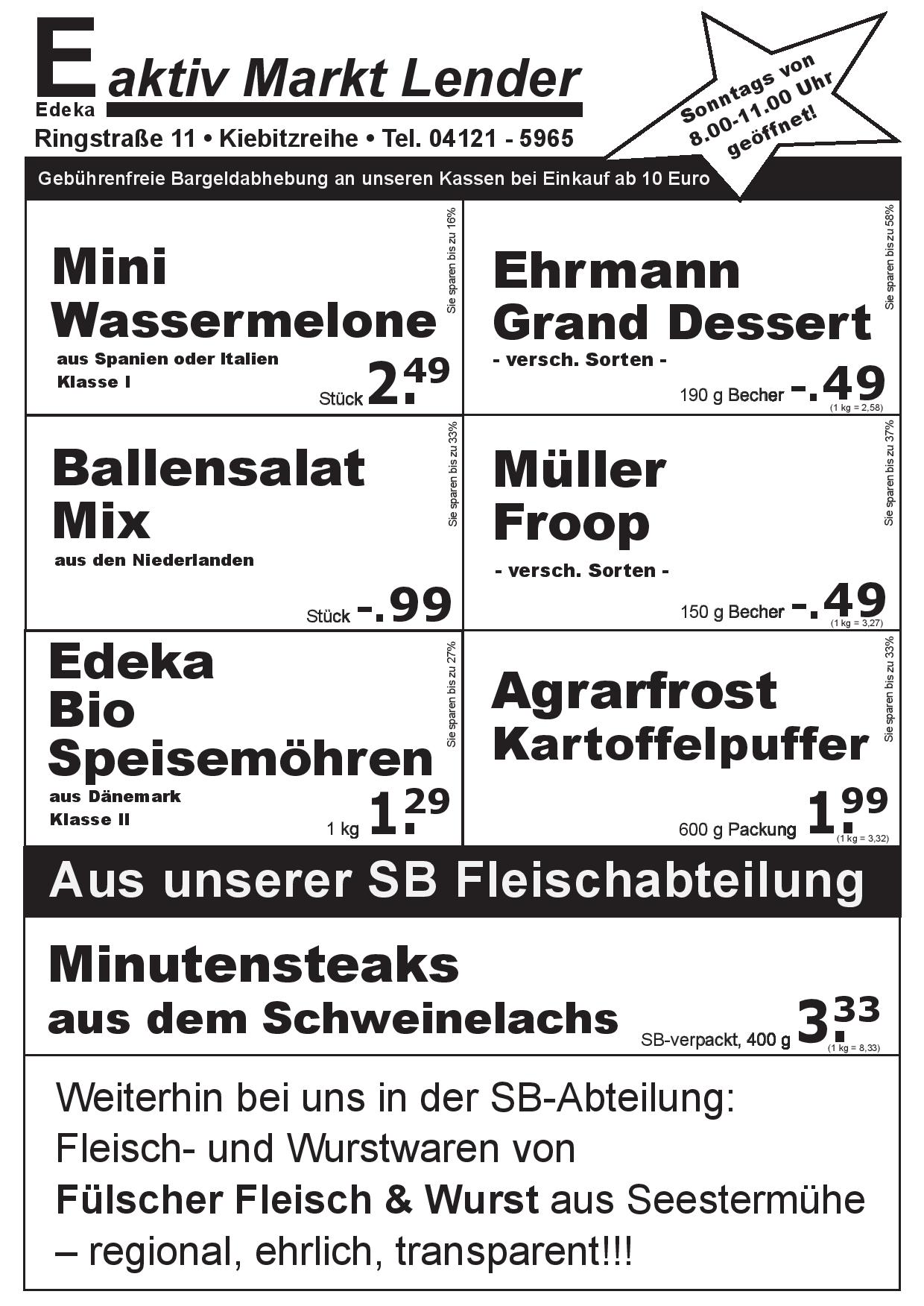 Angebote Vorderseite Angebote Vorderseite