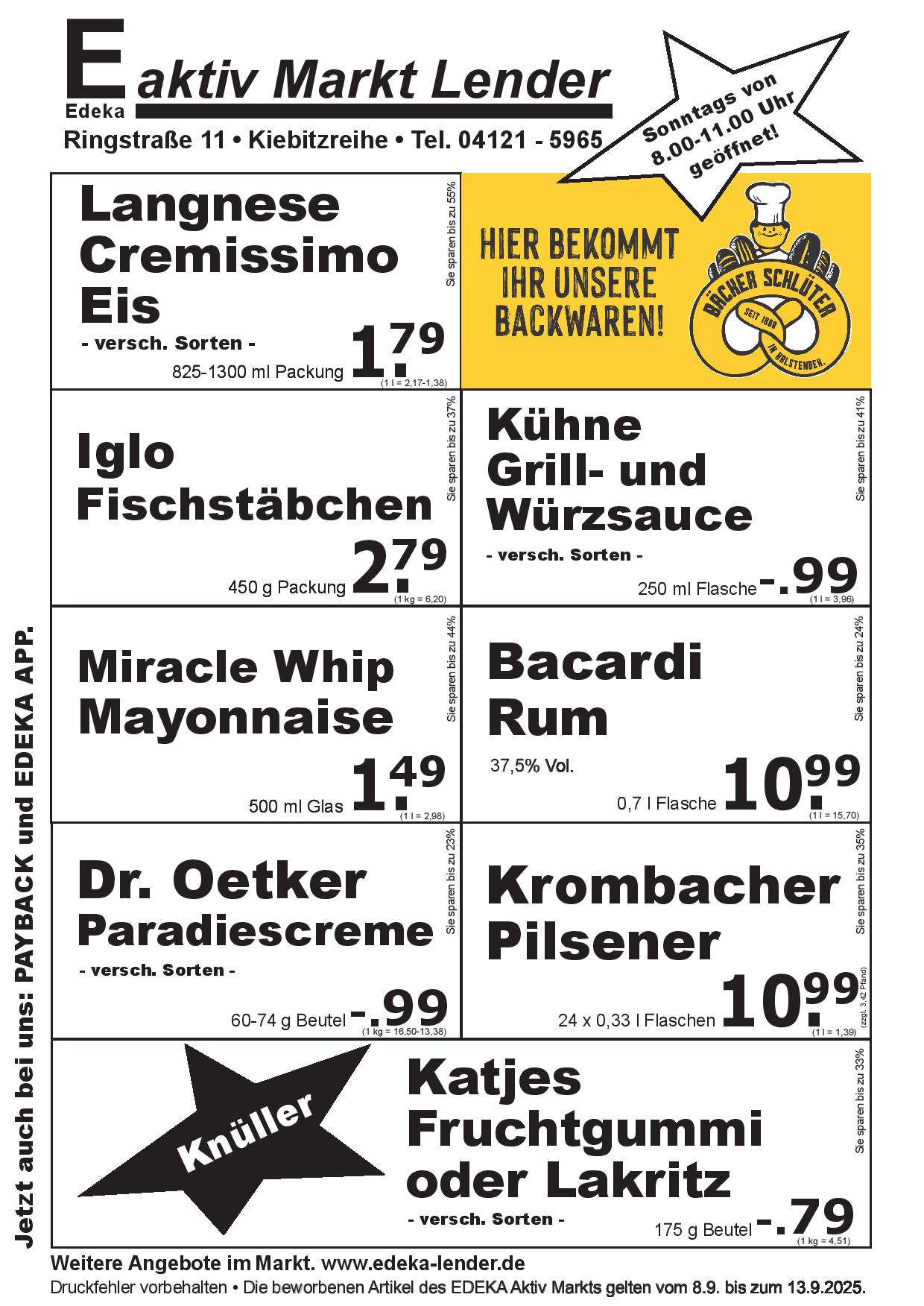 Angebote Rückseite Angebote Rückseite
