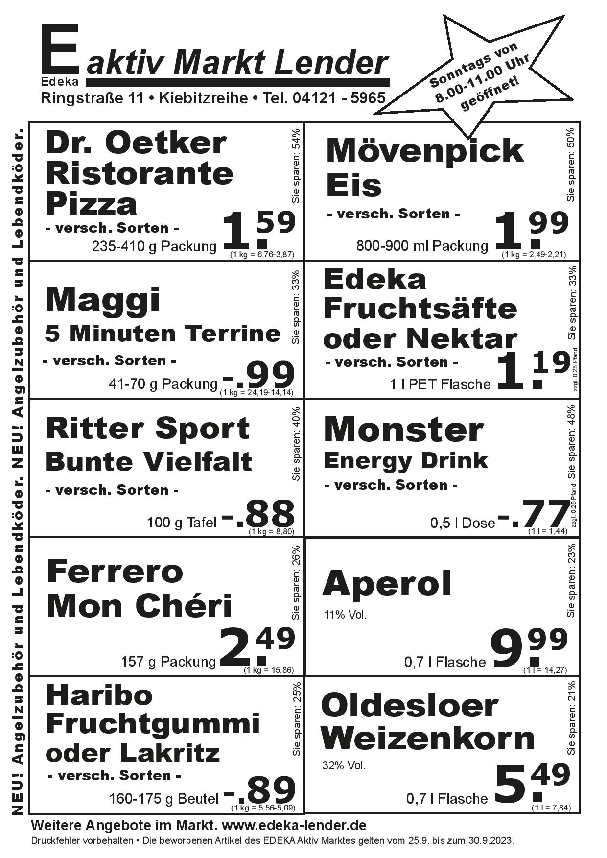 Angebote Rückseite Angebote Rückseite