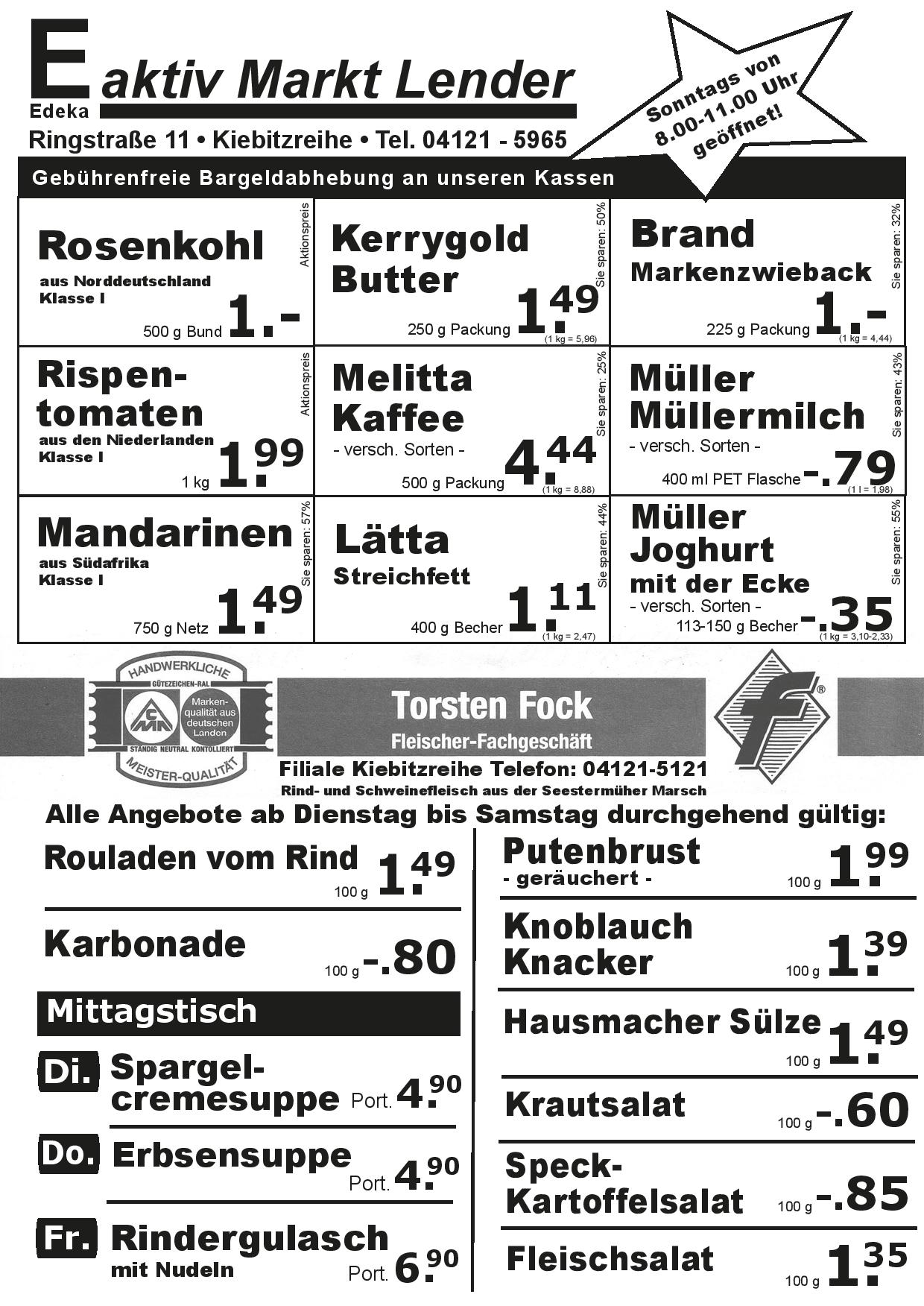 Angebote Vorderseite Angebote Vorderseite