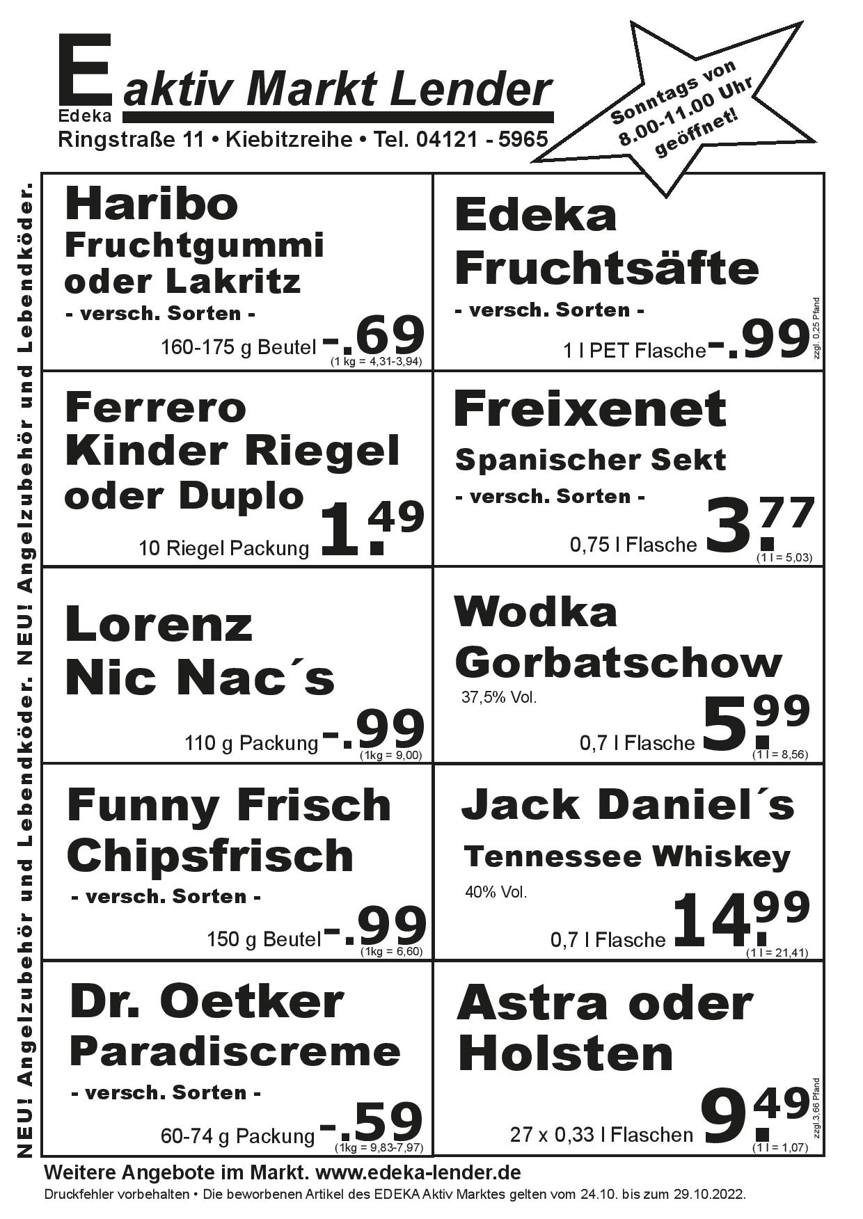 Angebote Rückseite Angebote Rückseite