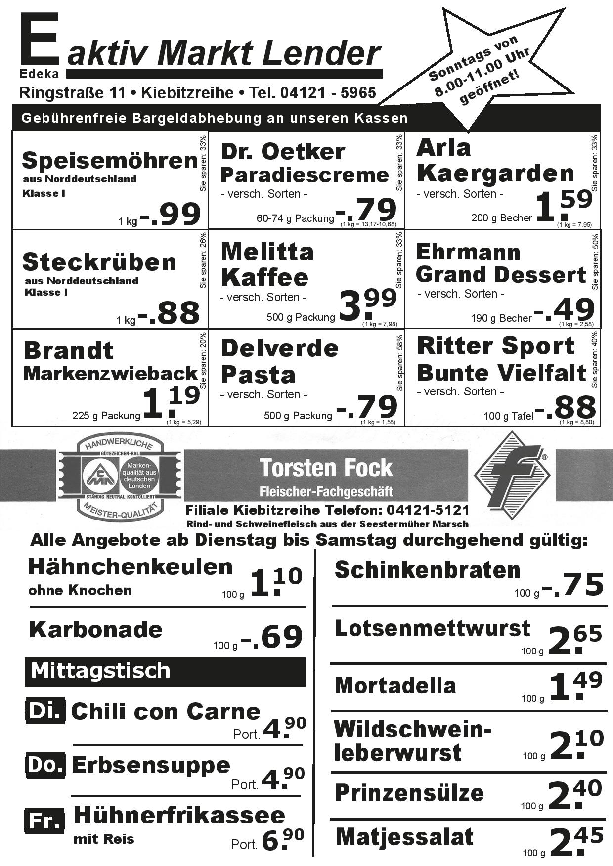 Angebote Vorderseite Angebote Vorderseite