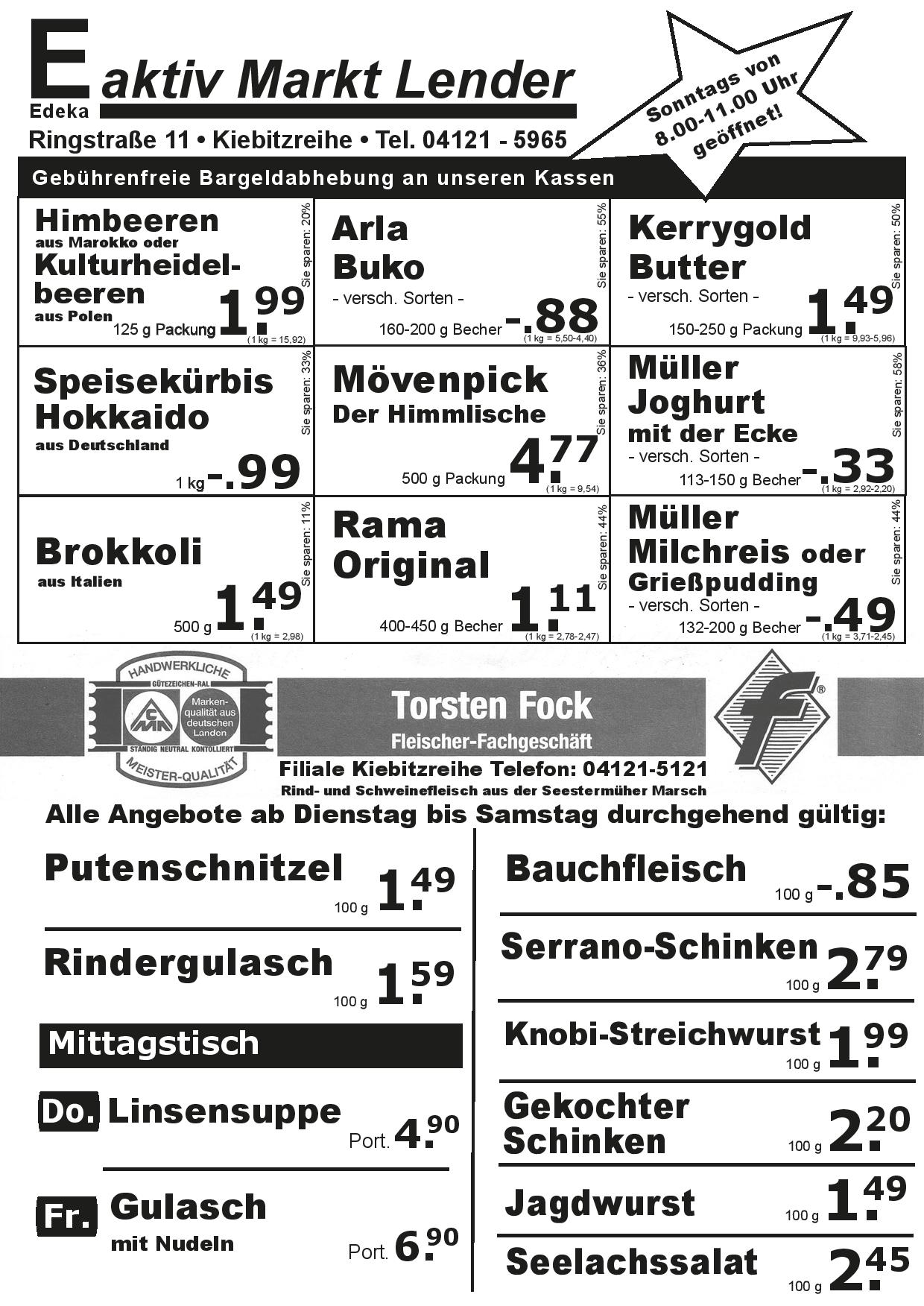 Angebote Vorderseite Angebote Vorderseite