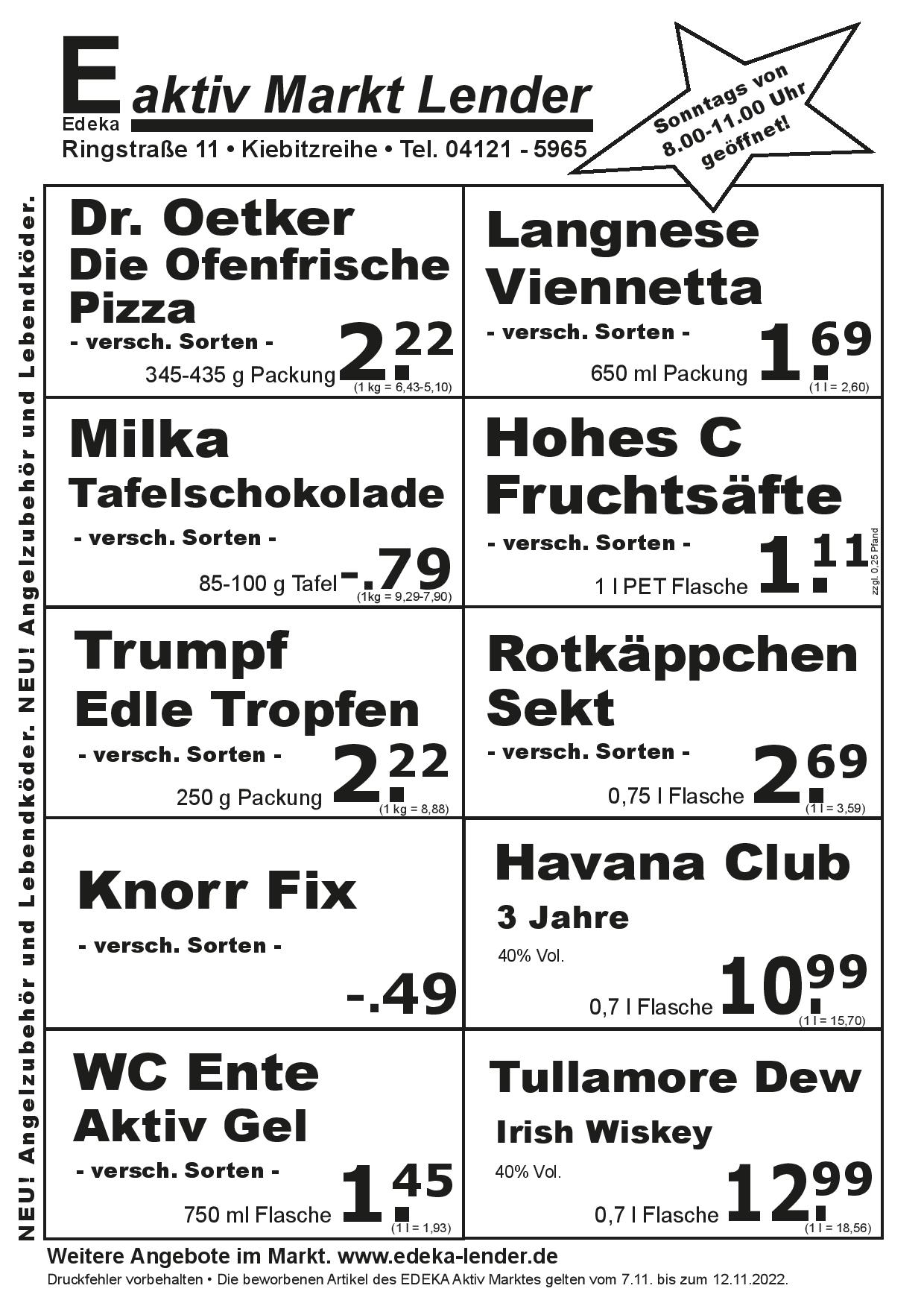 Angebote Rückseite Angebote Rückseite