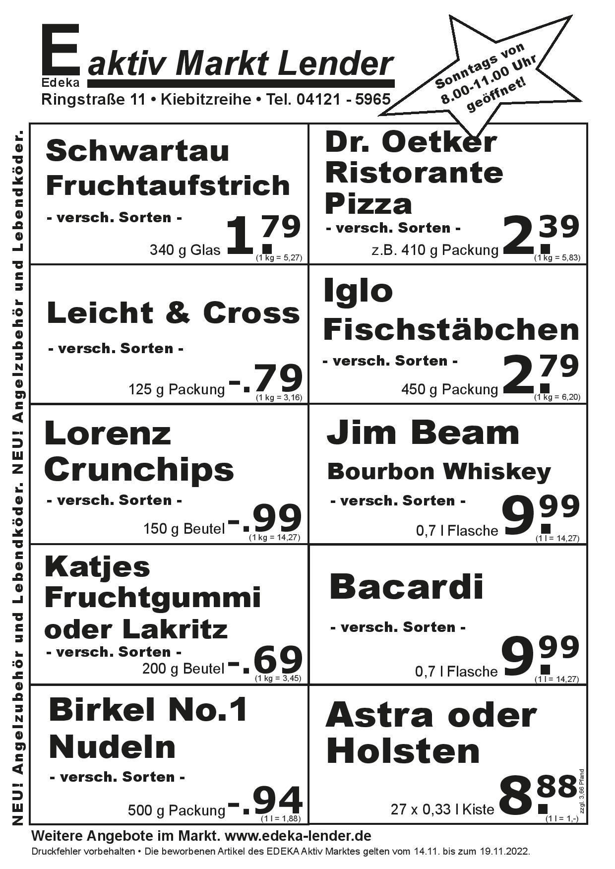 Angebote Rückseite Angebote Rückseite
