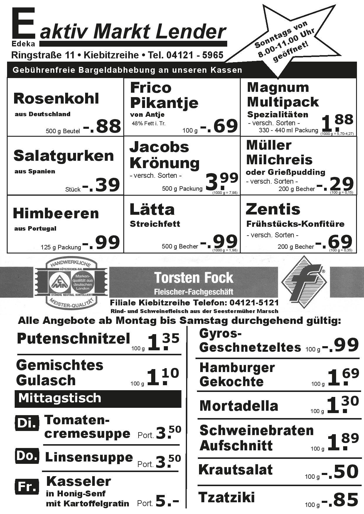 Angebote Vorderseite Angebote Vorderseite