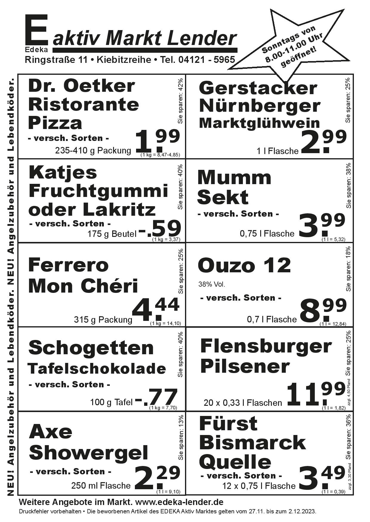 Angebote Rückseite Angebote Rückseite