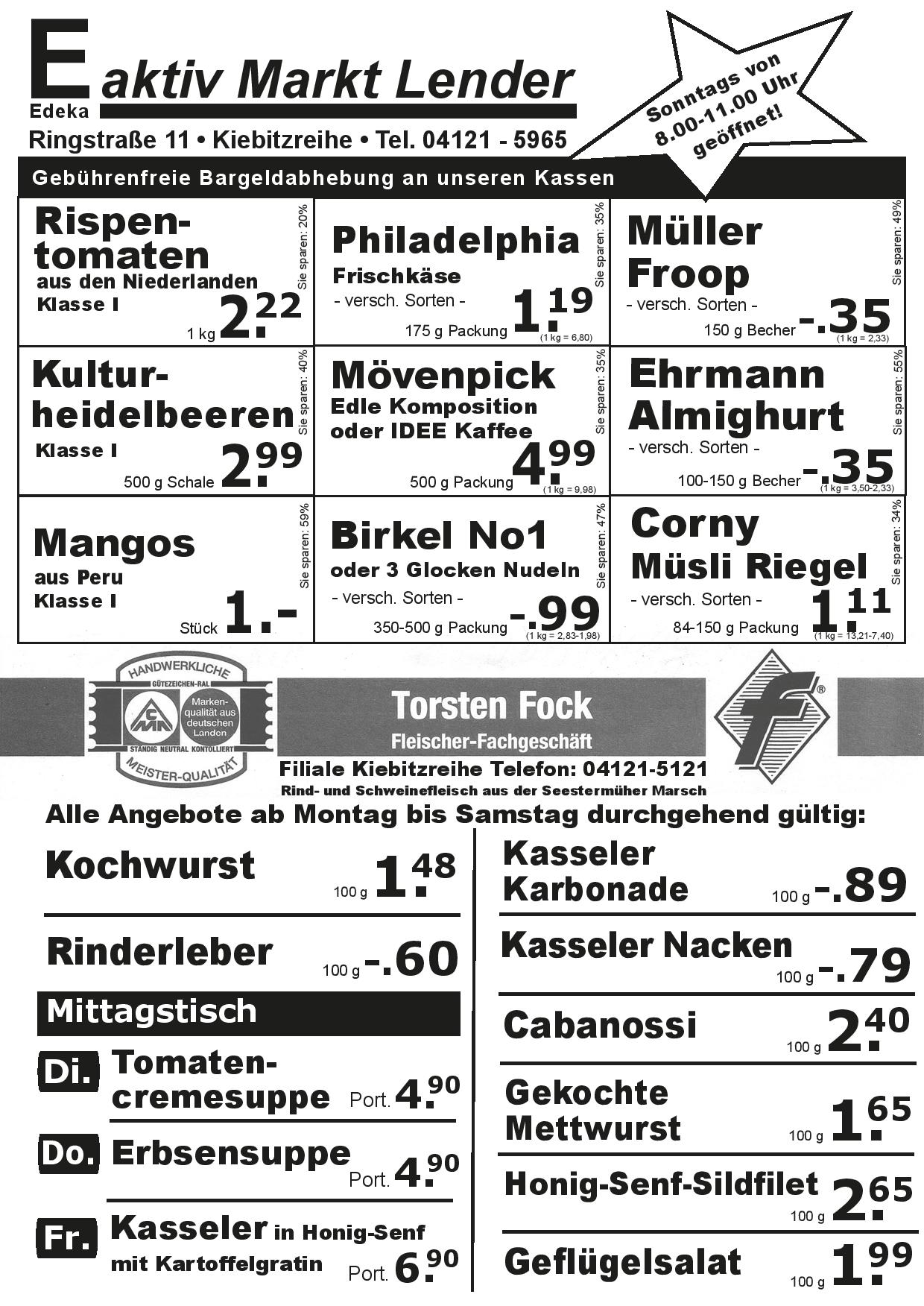 Angebote Vorderseite Angebote Vorderseite