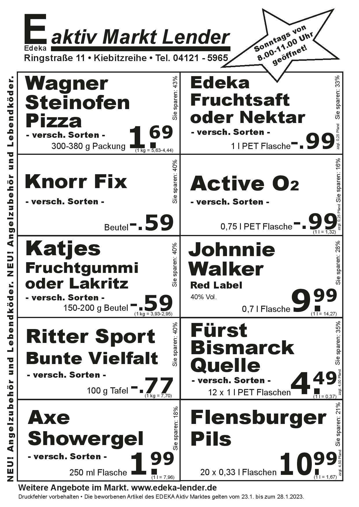 Angebote Rückseite Angebote Rückseite