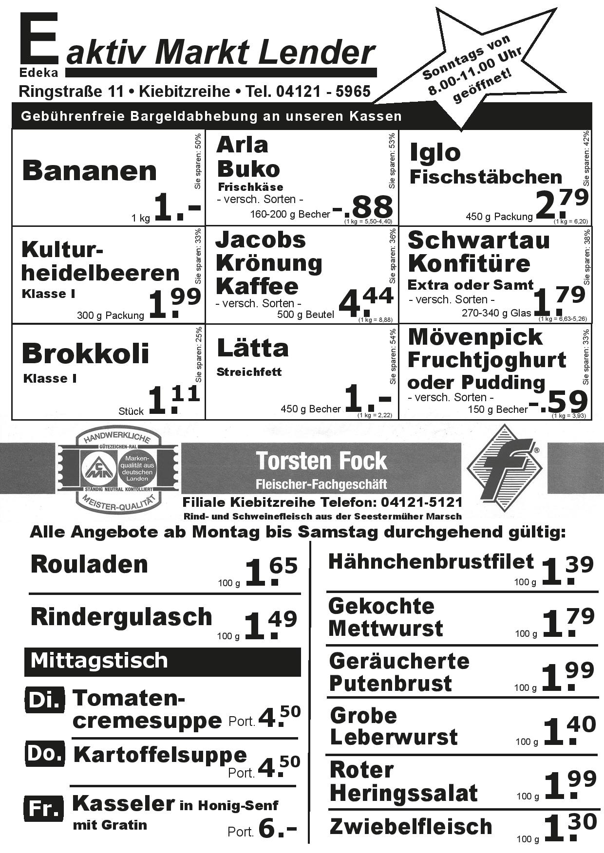 Angebote Vorderseite Angebote Vorderseite