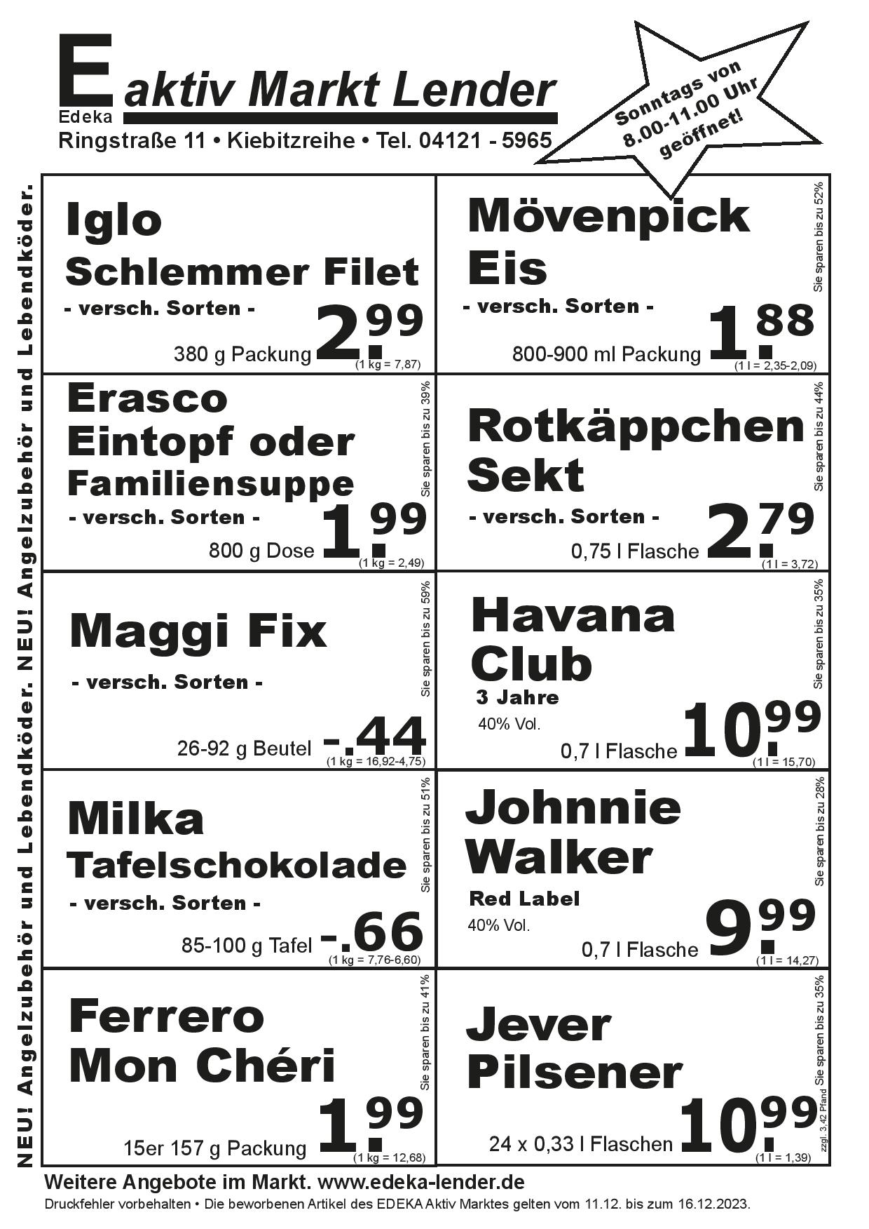 Angebote Rückseite Angebote Rückseite