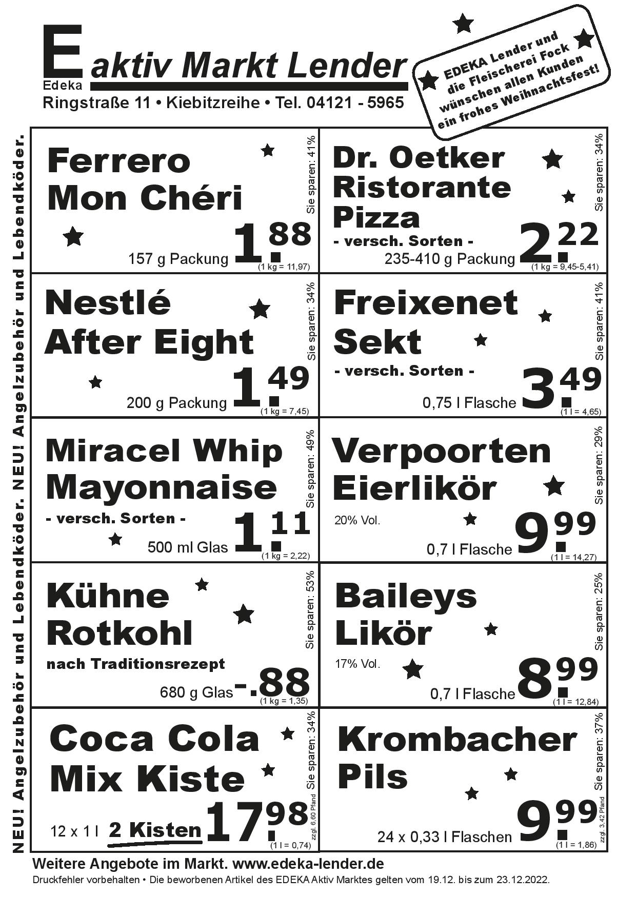 Angebote Rückseite Angebote Rückseite