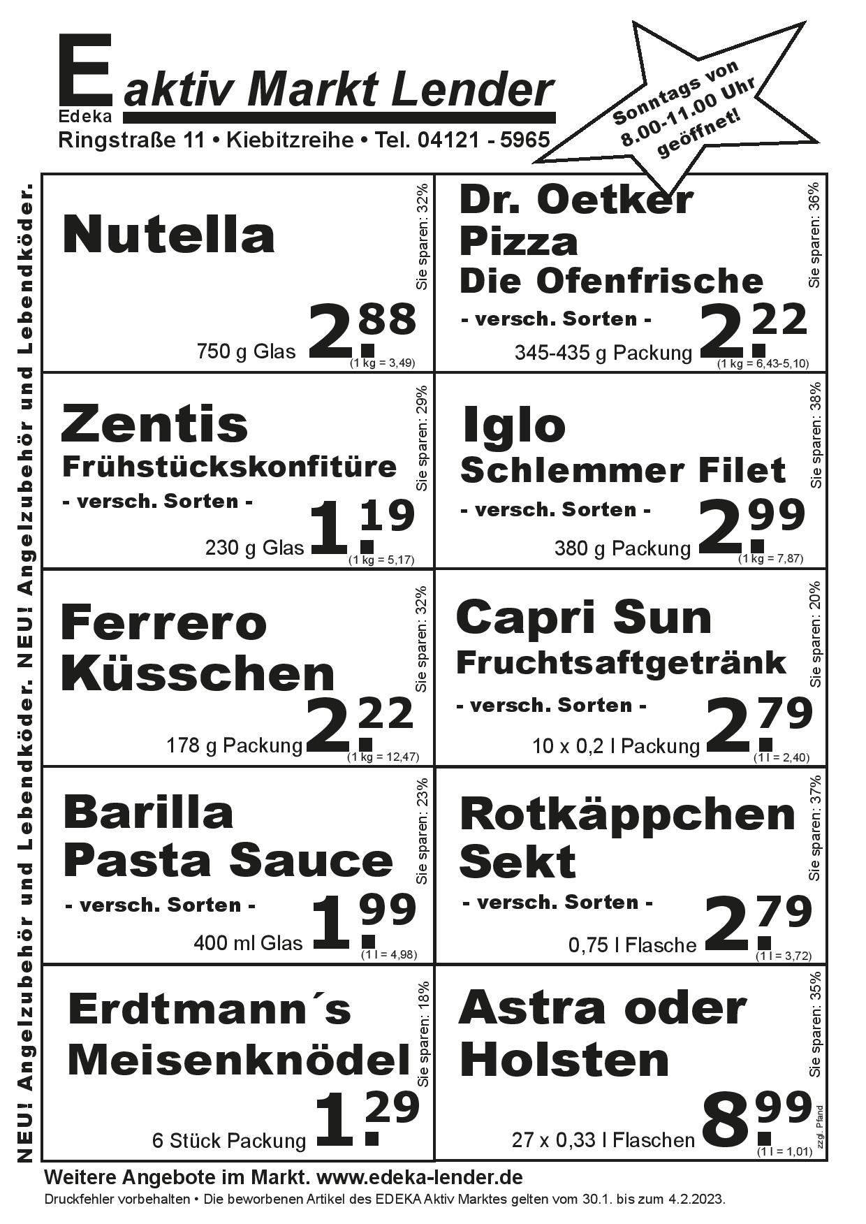Angebote Rückseite Angebote Rückseite