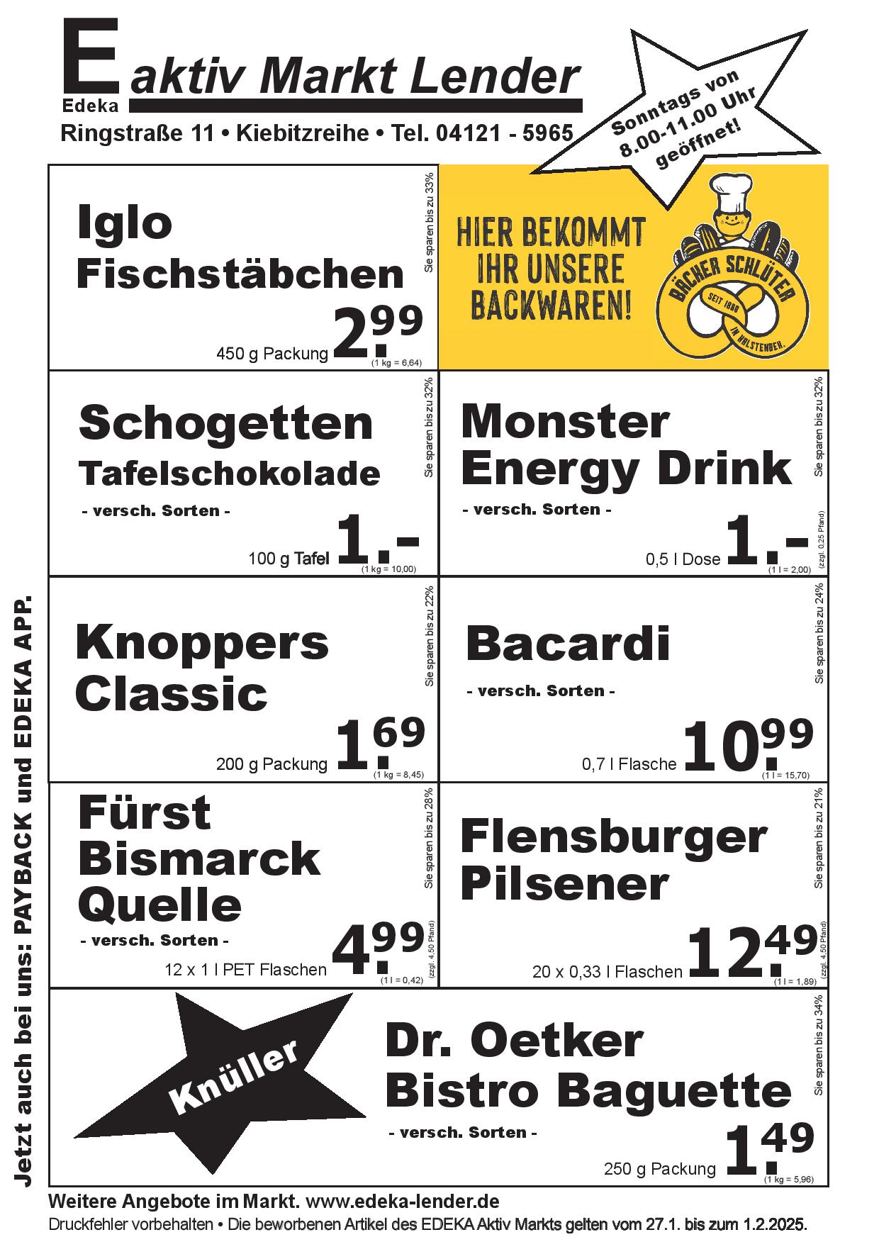 Angebote Rückseite Angebote Rückseite
