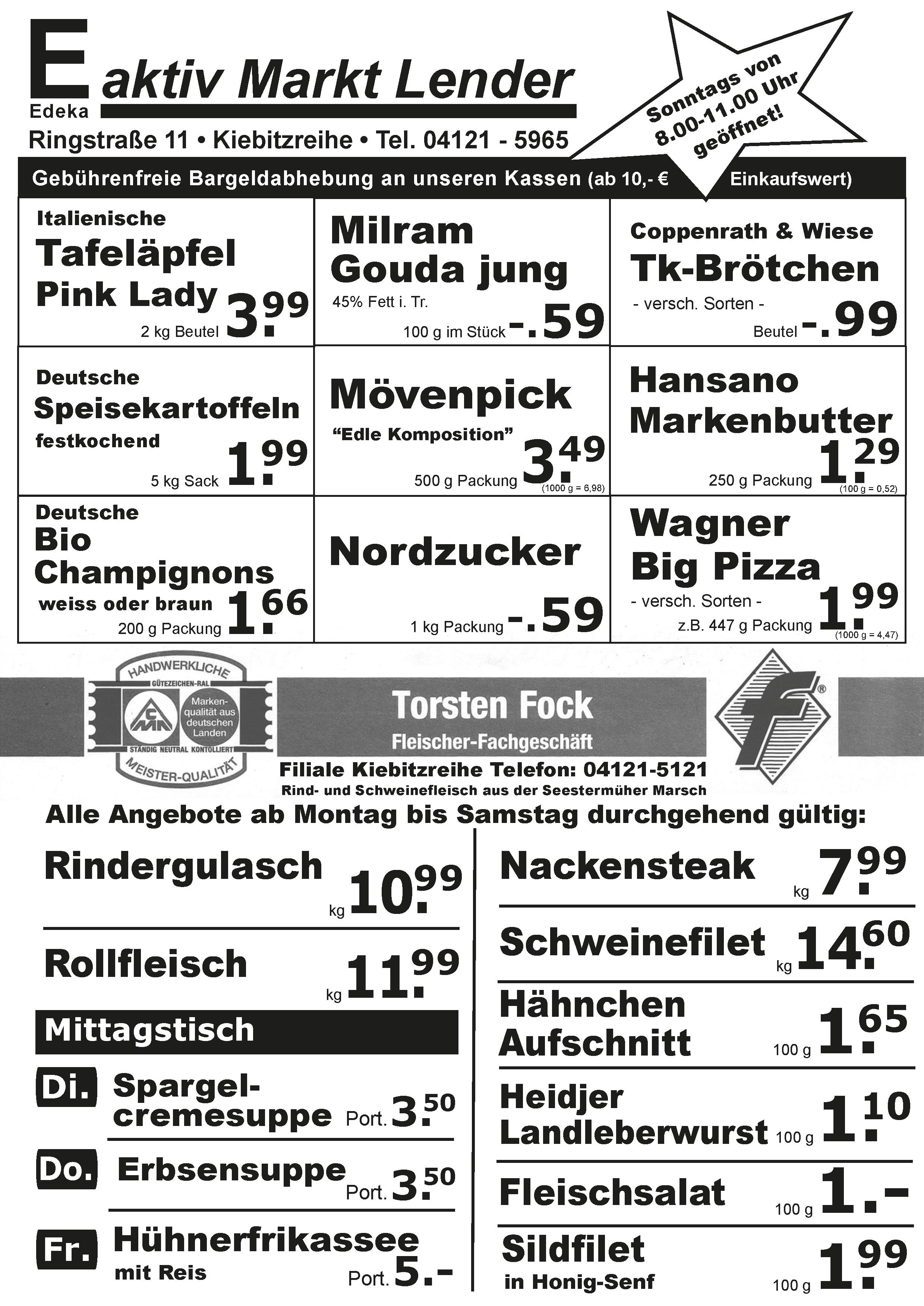 Angebote Vorderseite Angebote Vorderseite